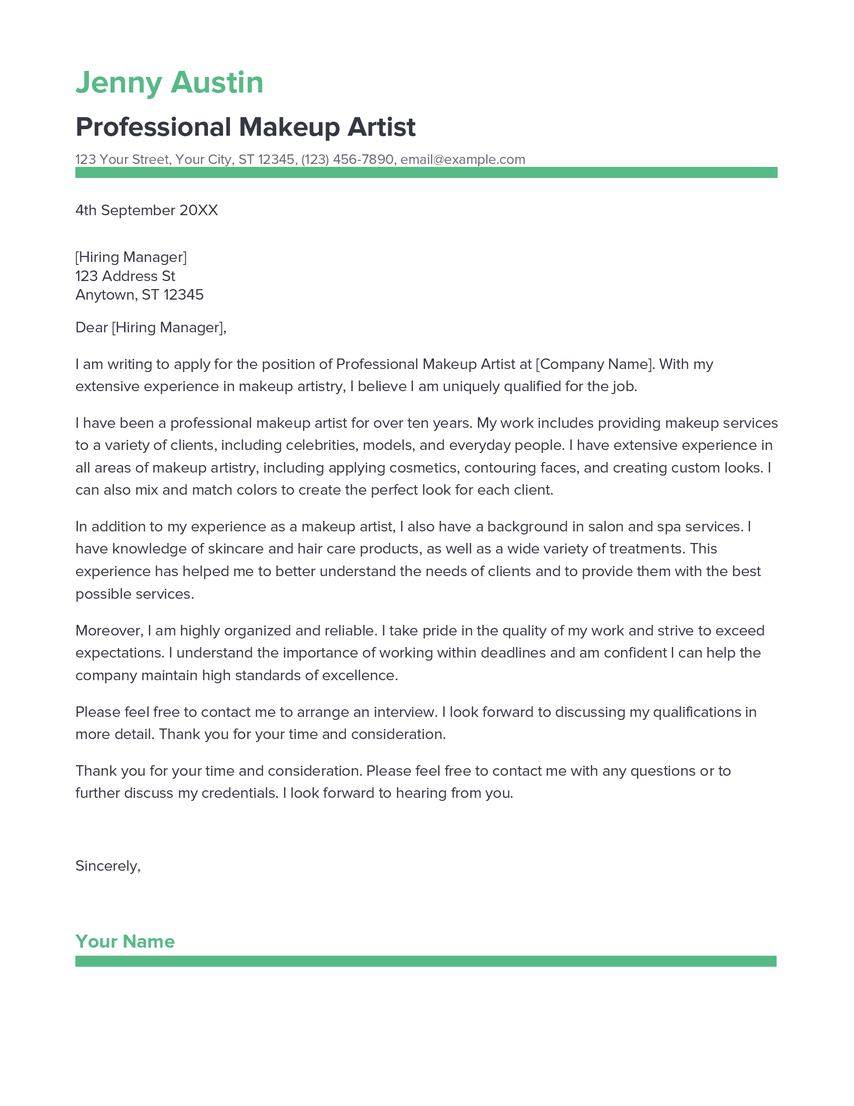 account assistant cover letter sample