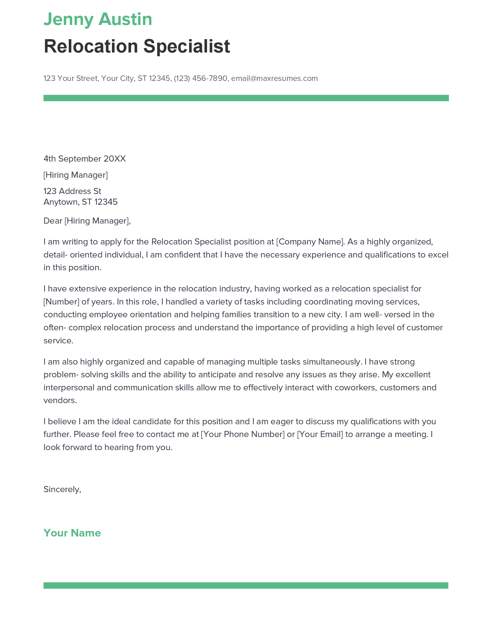 account assistant cover letter sample