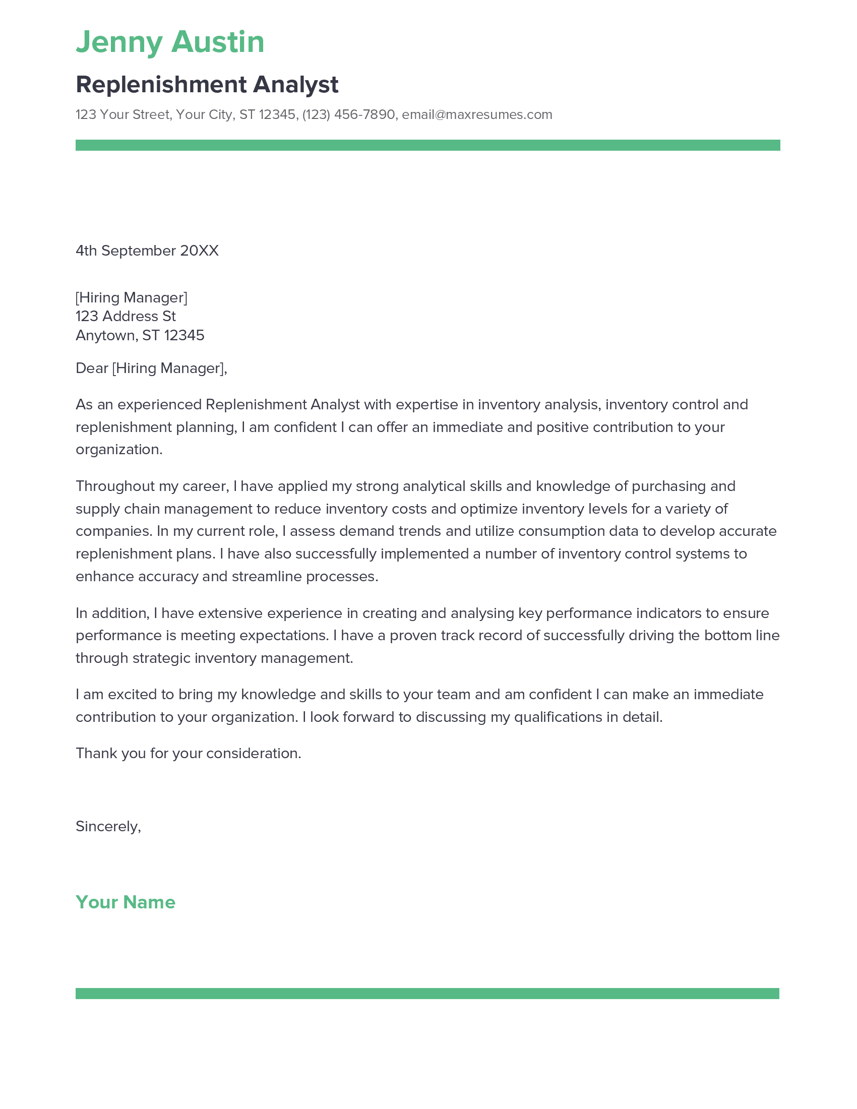account assistant cover letter sample