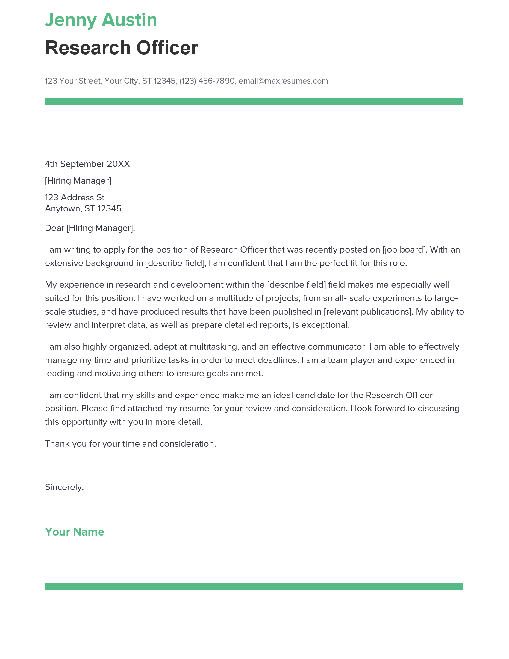 account assistant cover letter sample