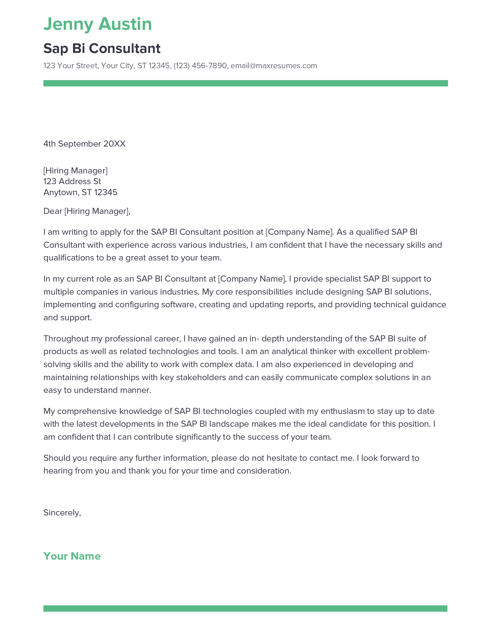 account assistant cover letter sample