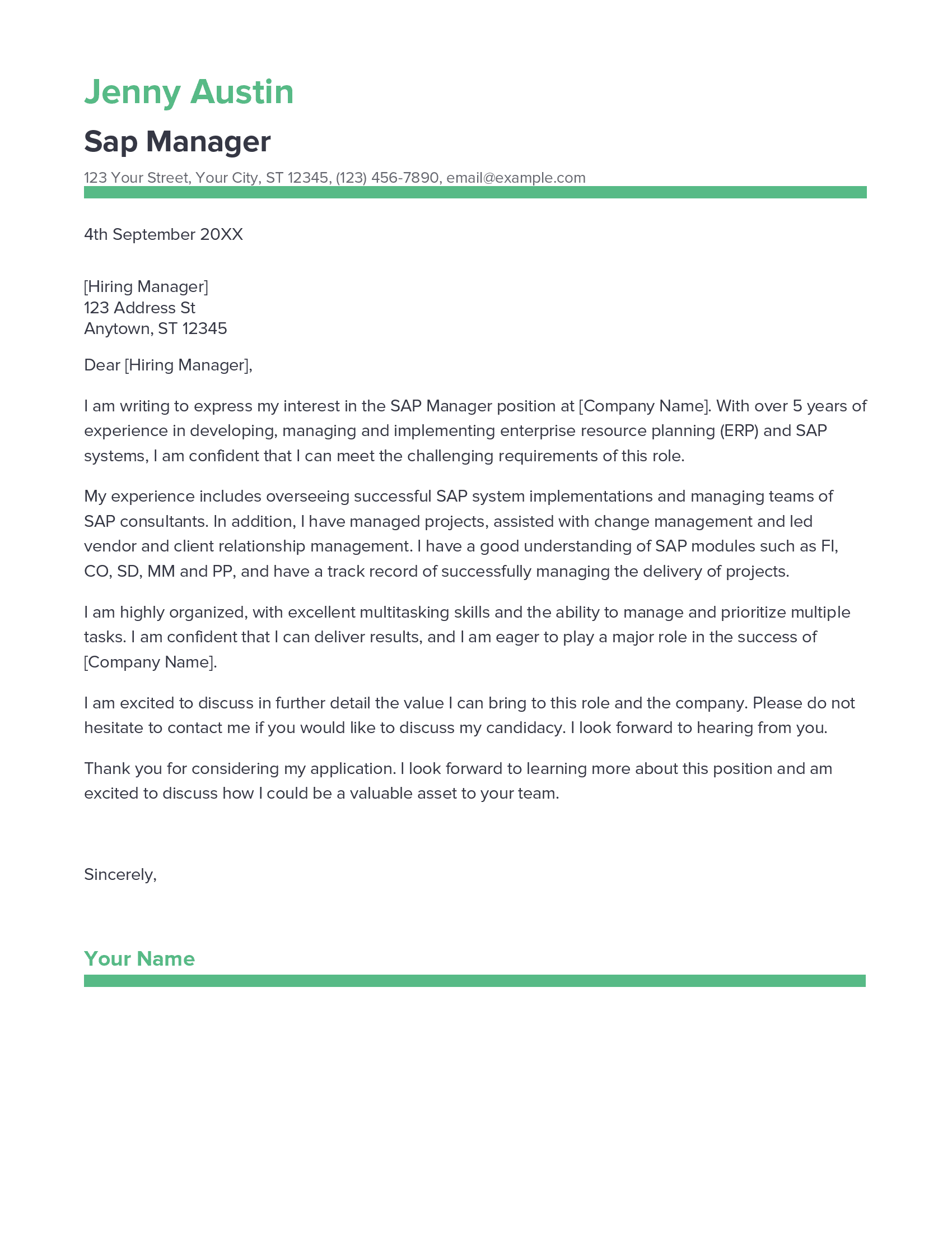 account assistant cover letter sample