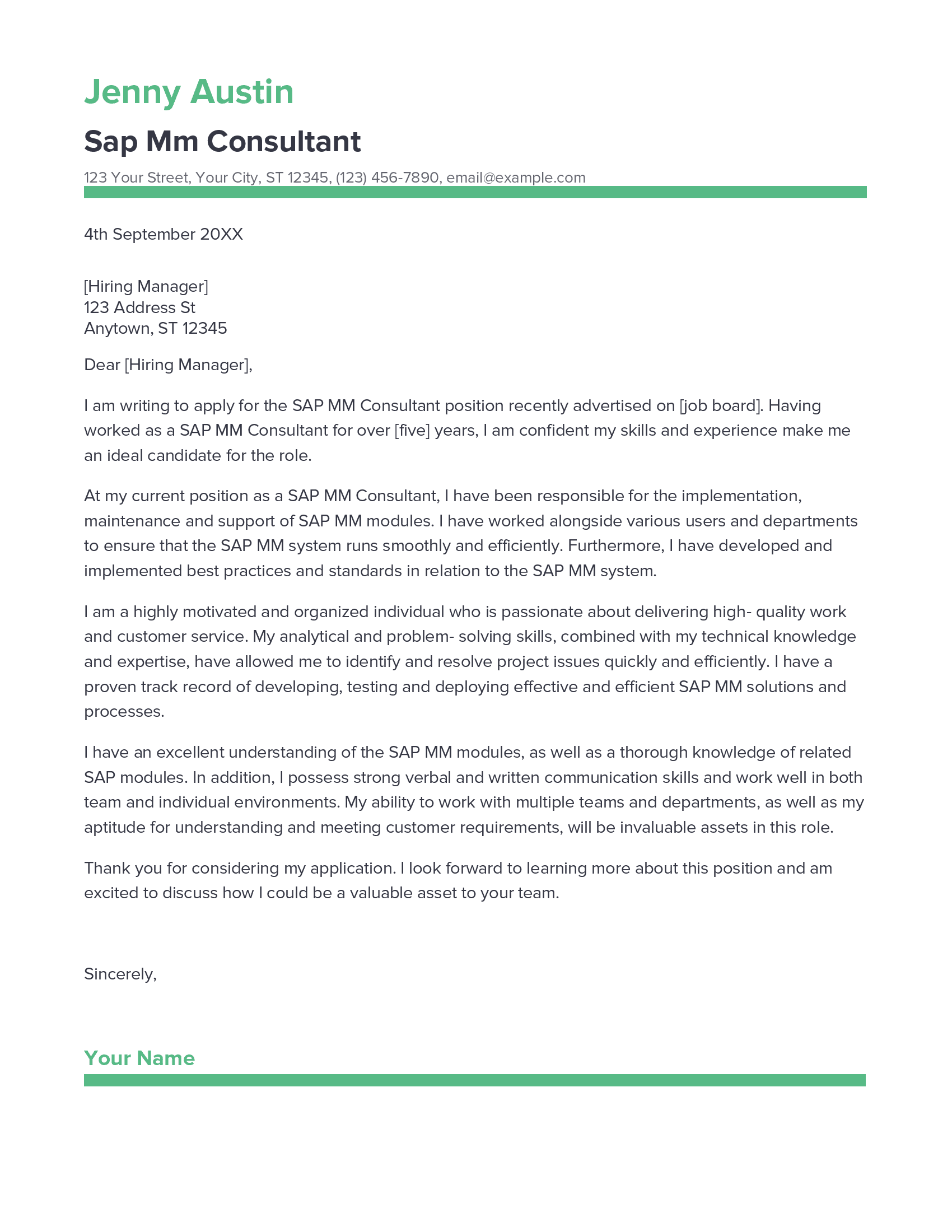 account assistant cover letter sample