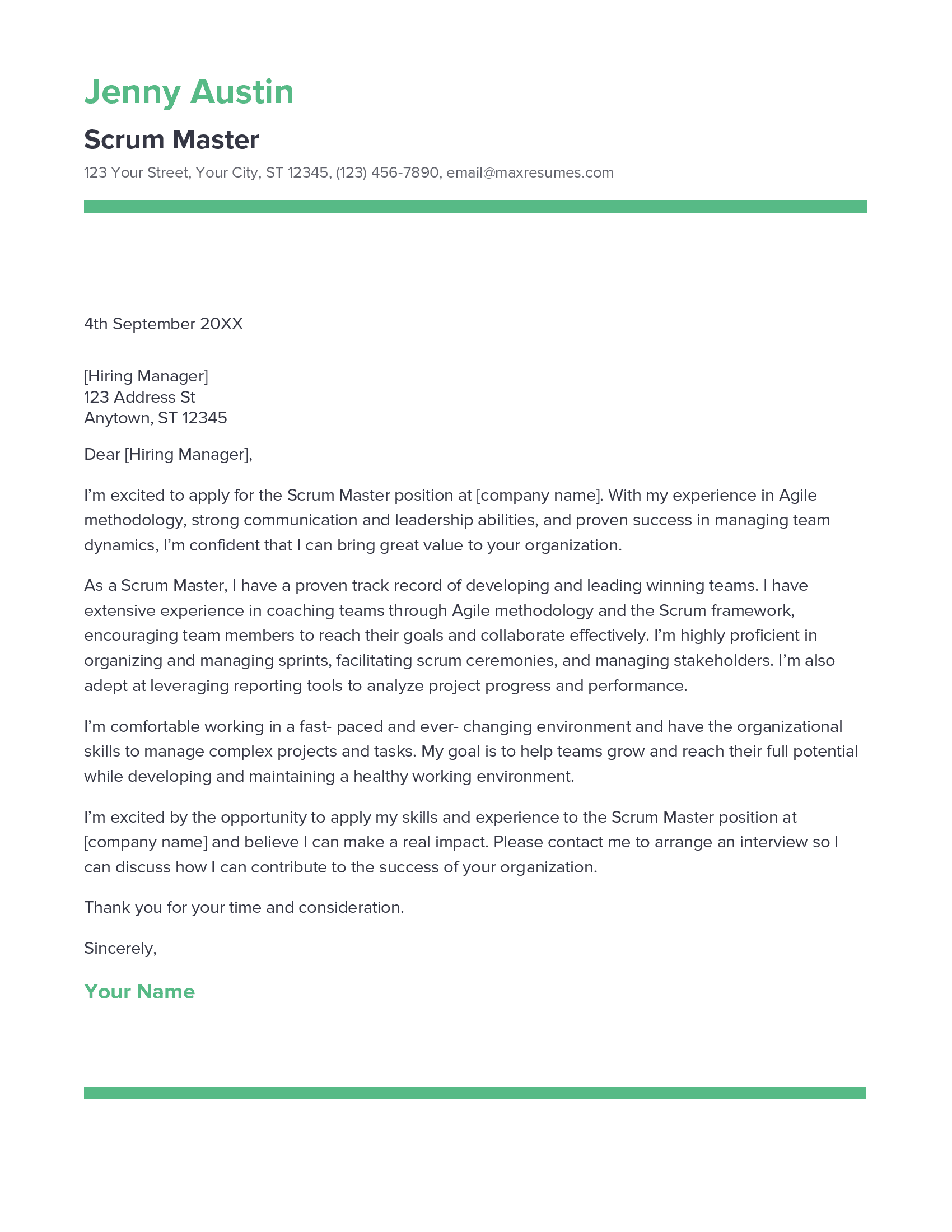 account assistant cover letter sample