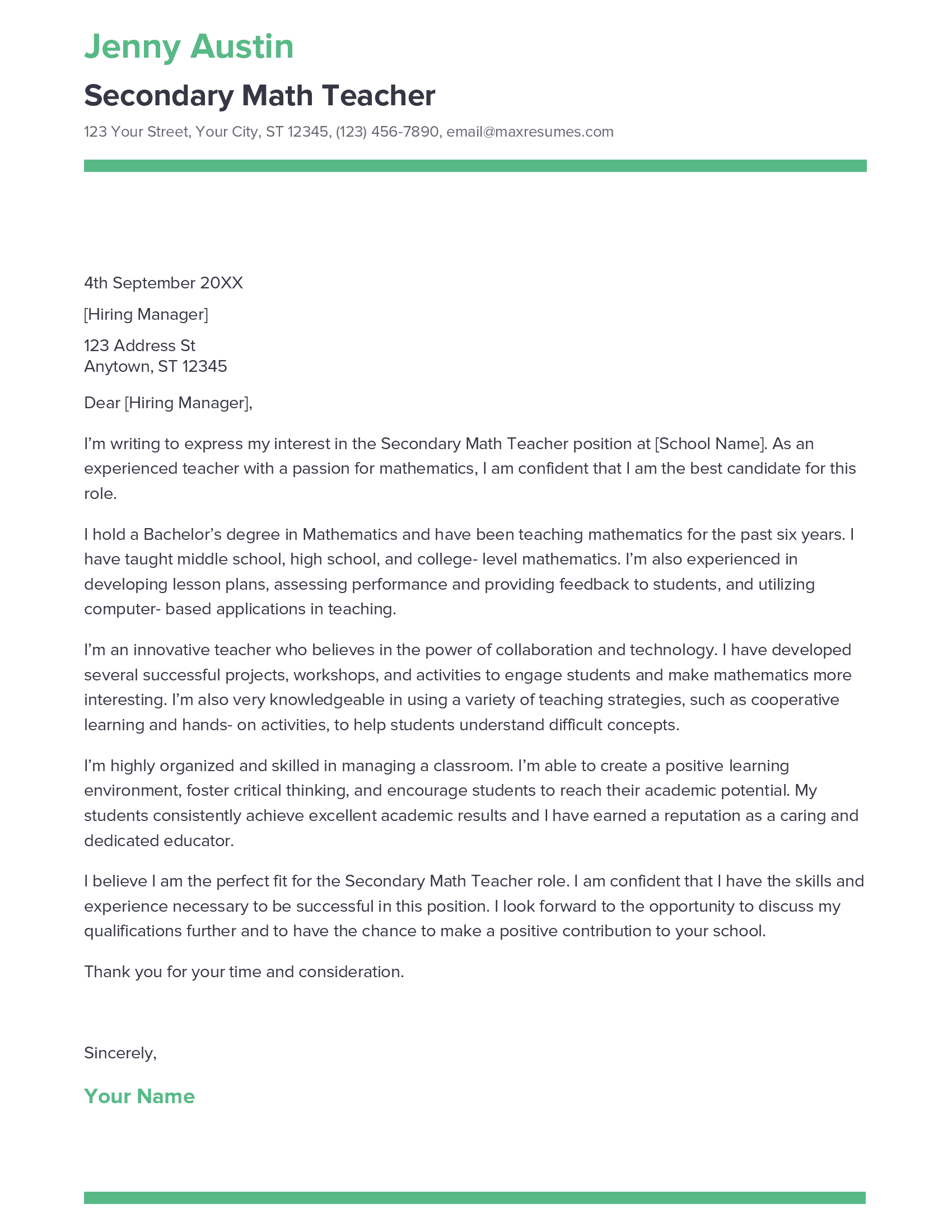 account assistant cover letter sample