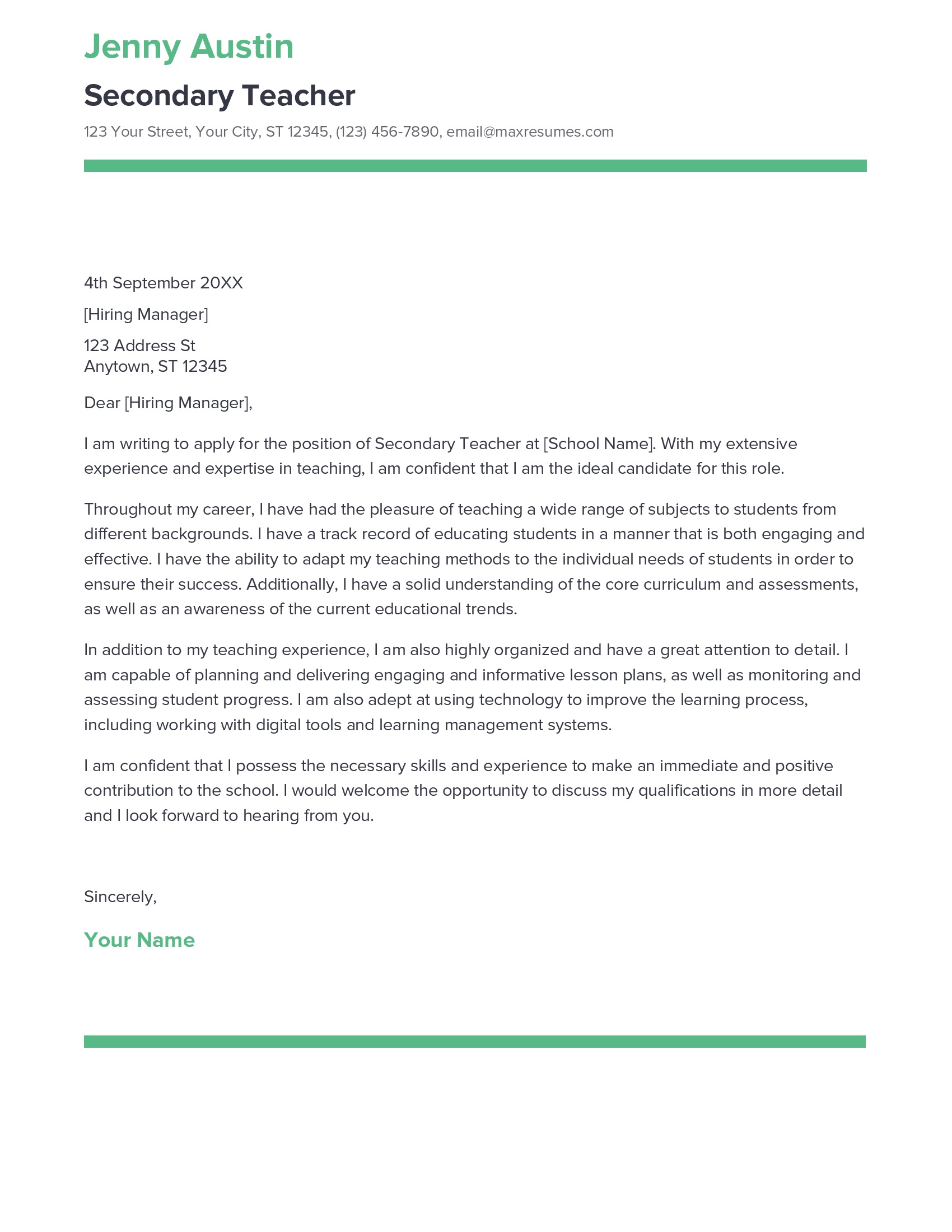 account assistant cover letter sample