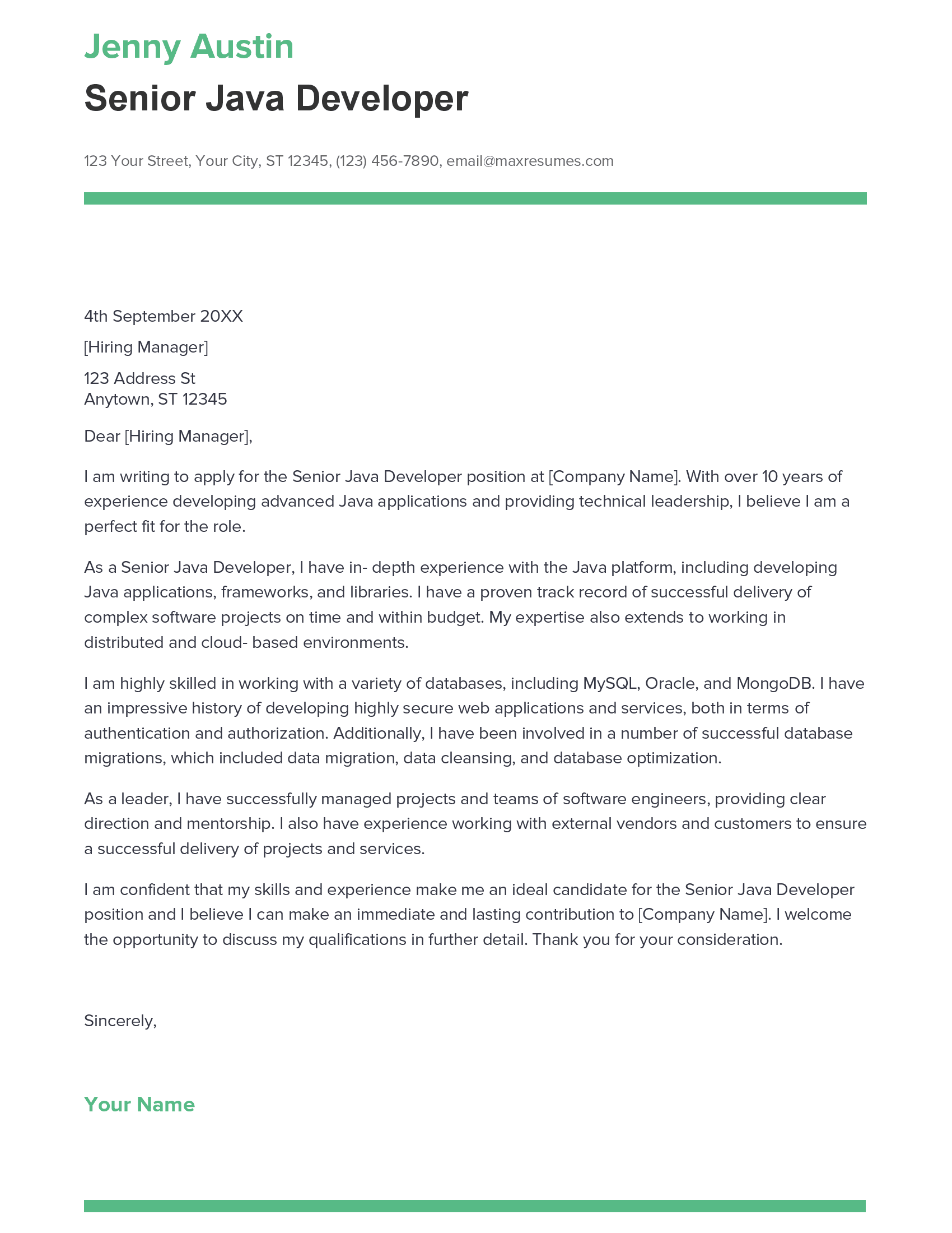 account assistant cover letter sample