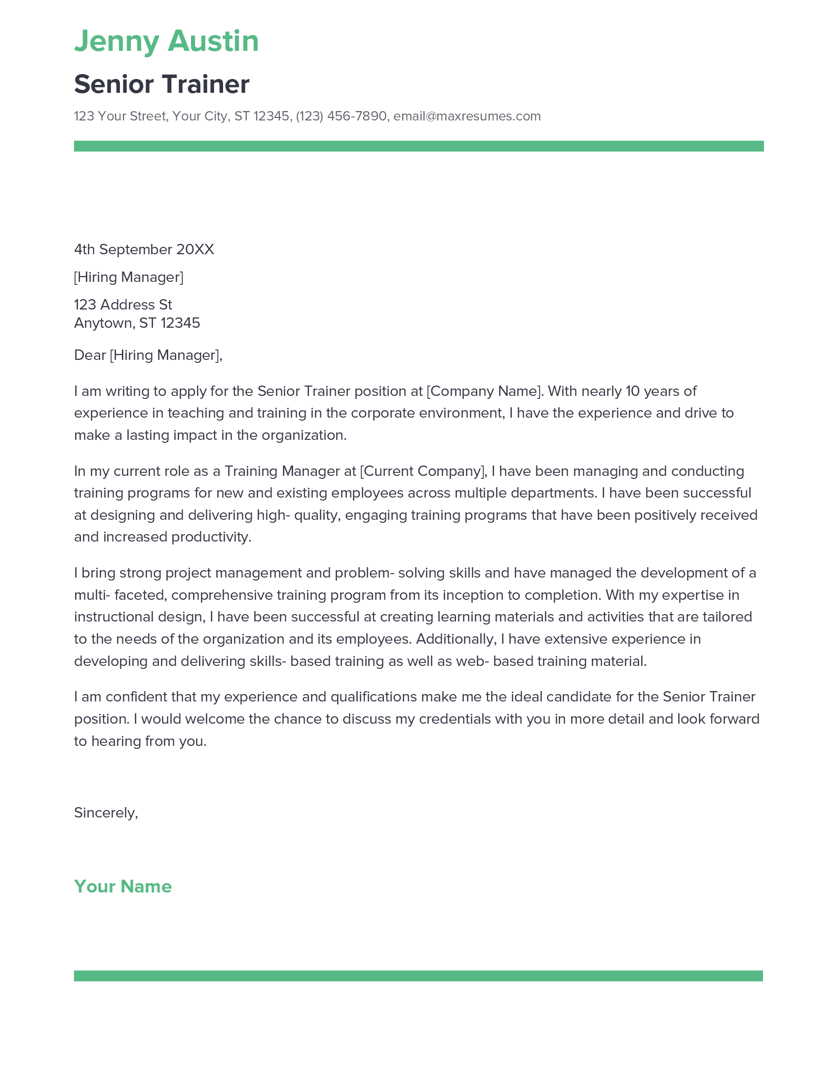 account assistant cover letter sample