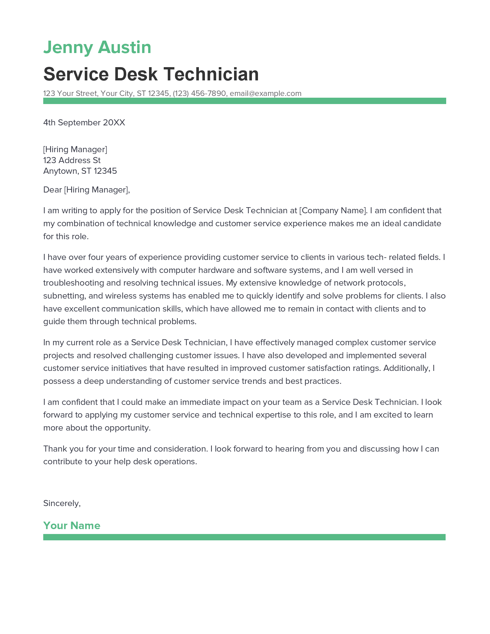 account assistant cover letter sample