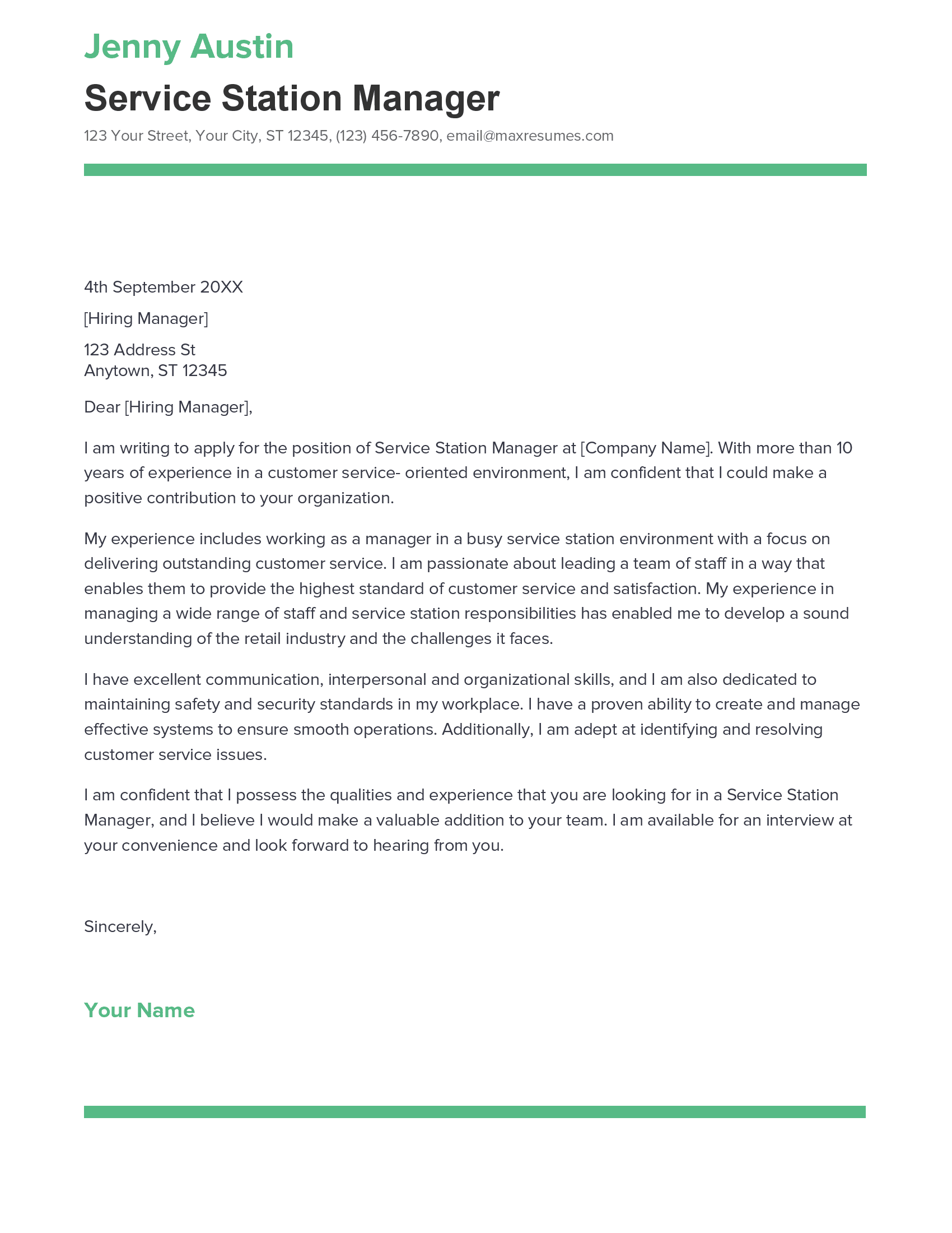 account assistant cover letter sample