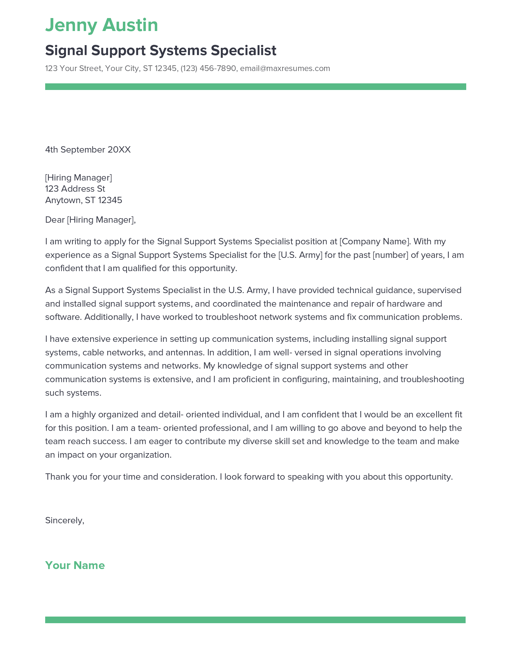 account assistant cover letter sample
