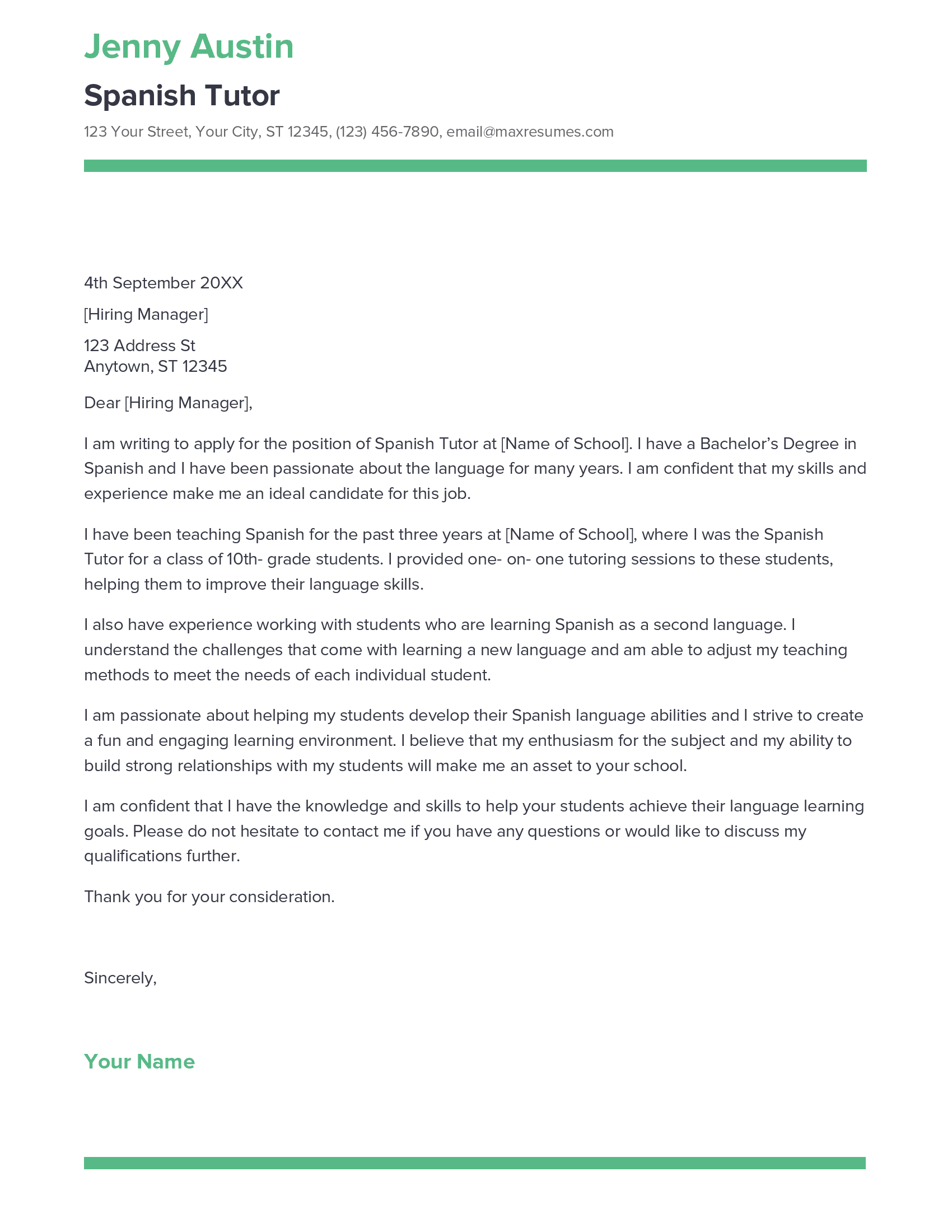 account assistant cover letter sample