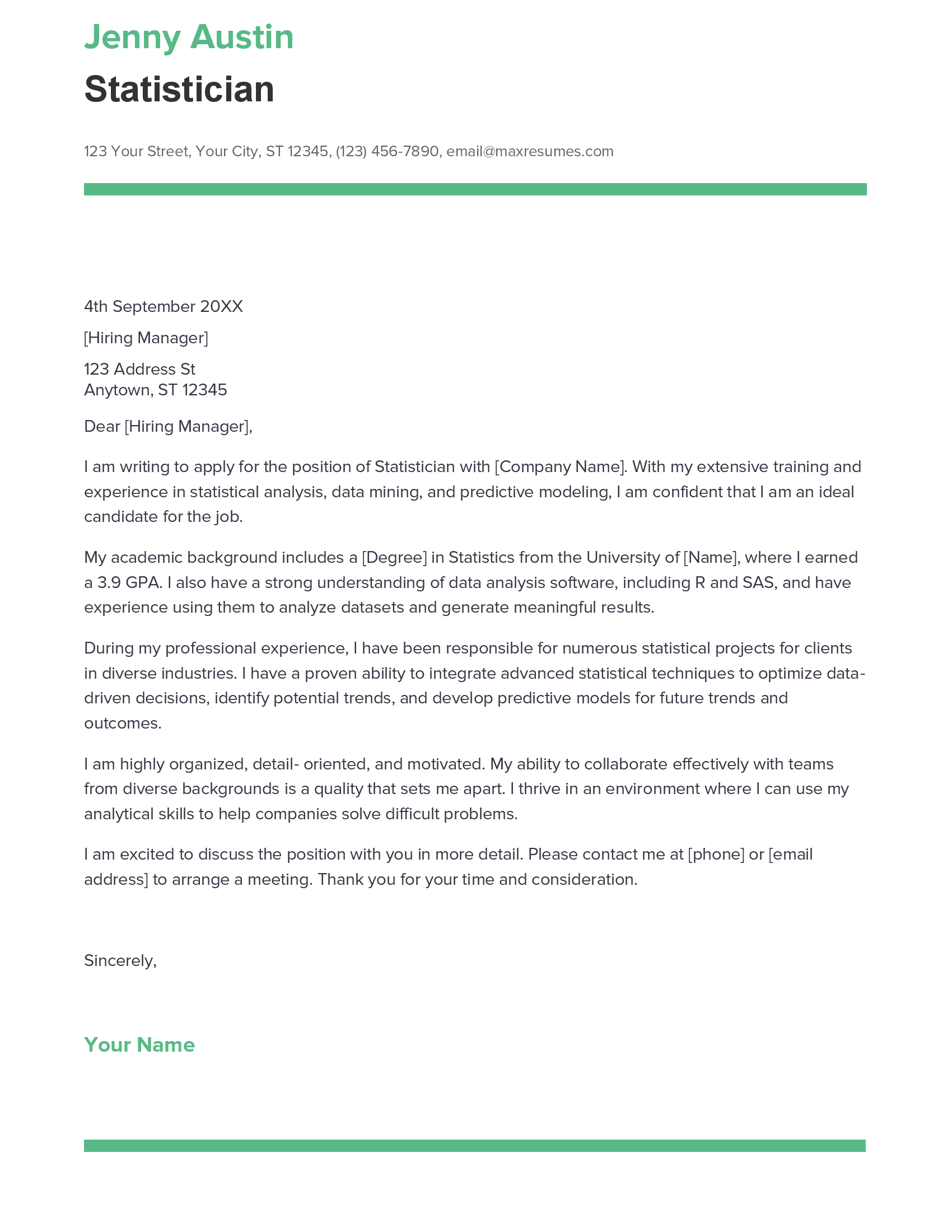 account assistant cover letter sample