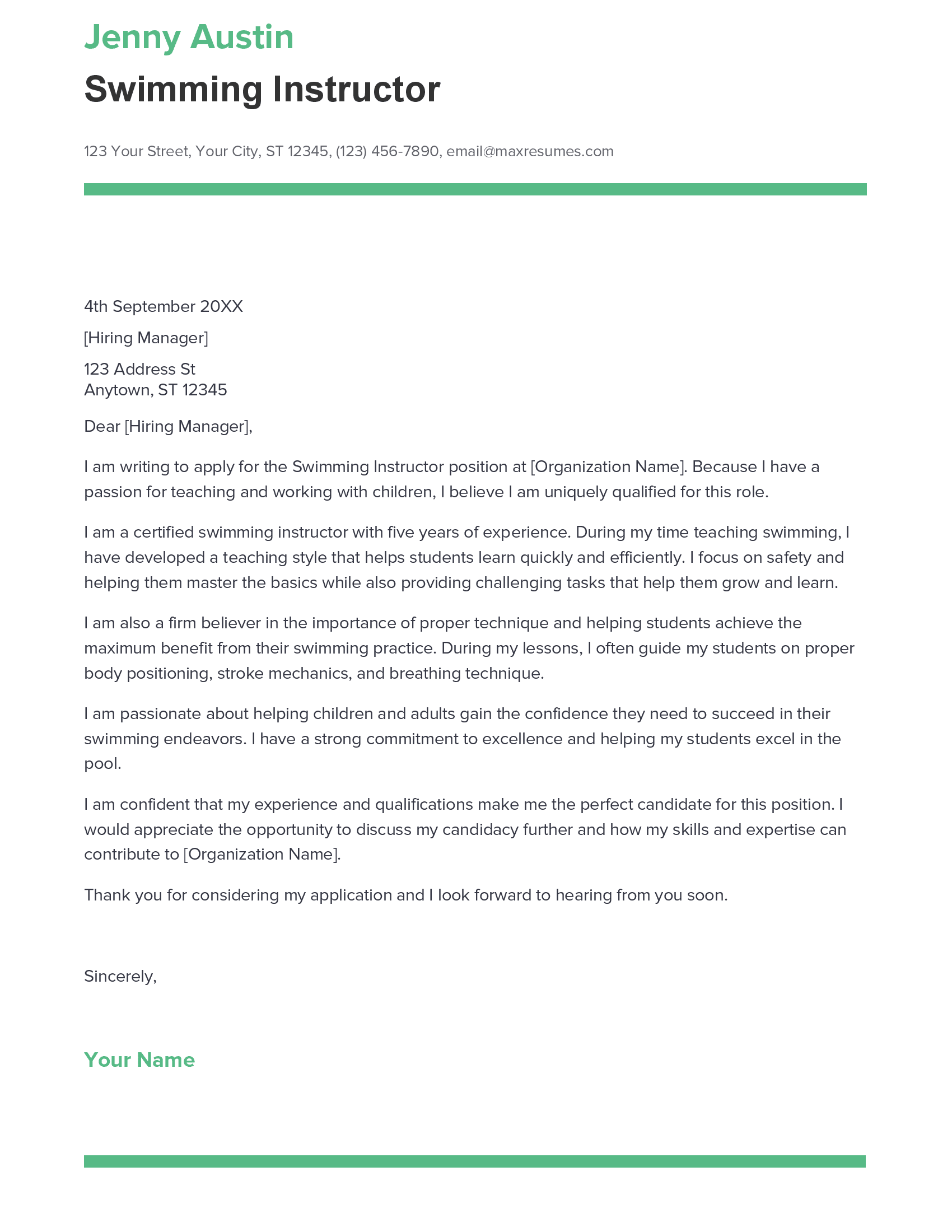 account assistant cover letter sample