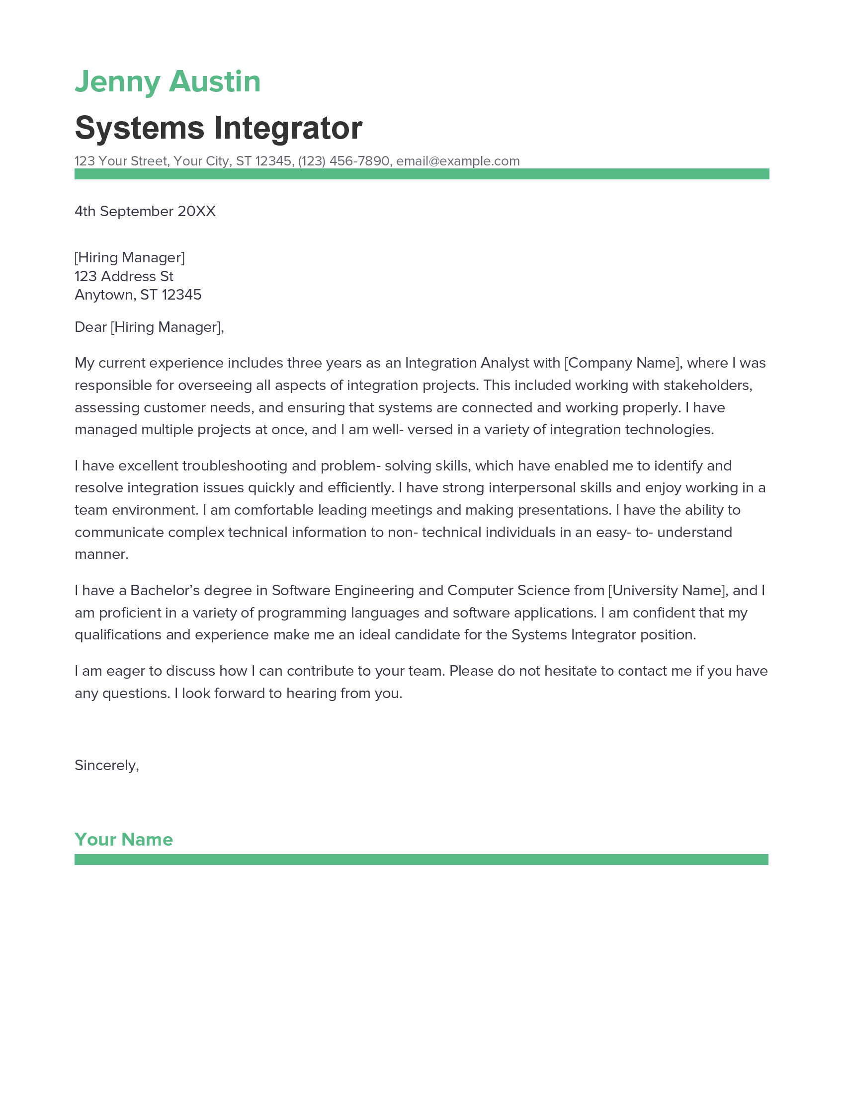 account assistant cover letter sample