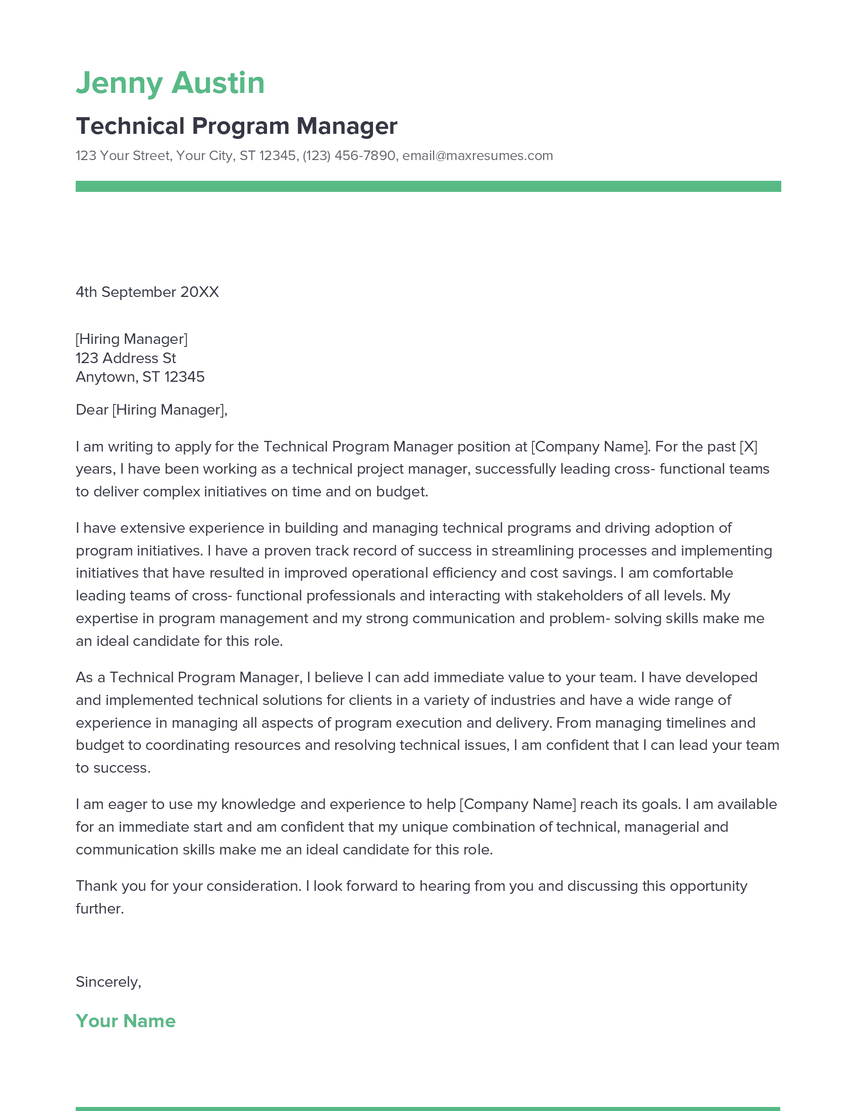 account assistant cover letter sample