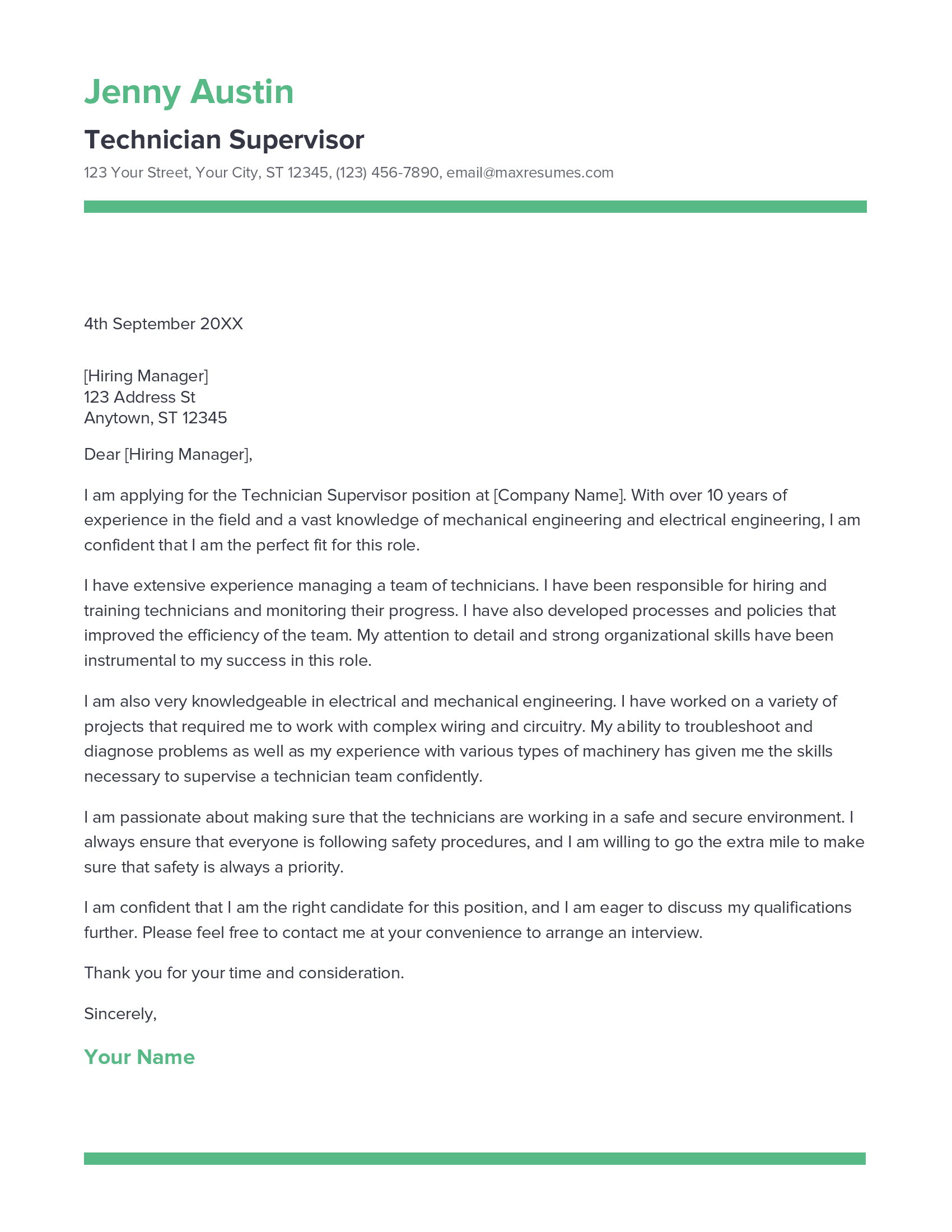 account assistant cover letter sample