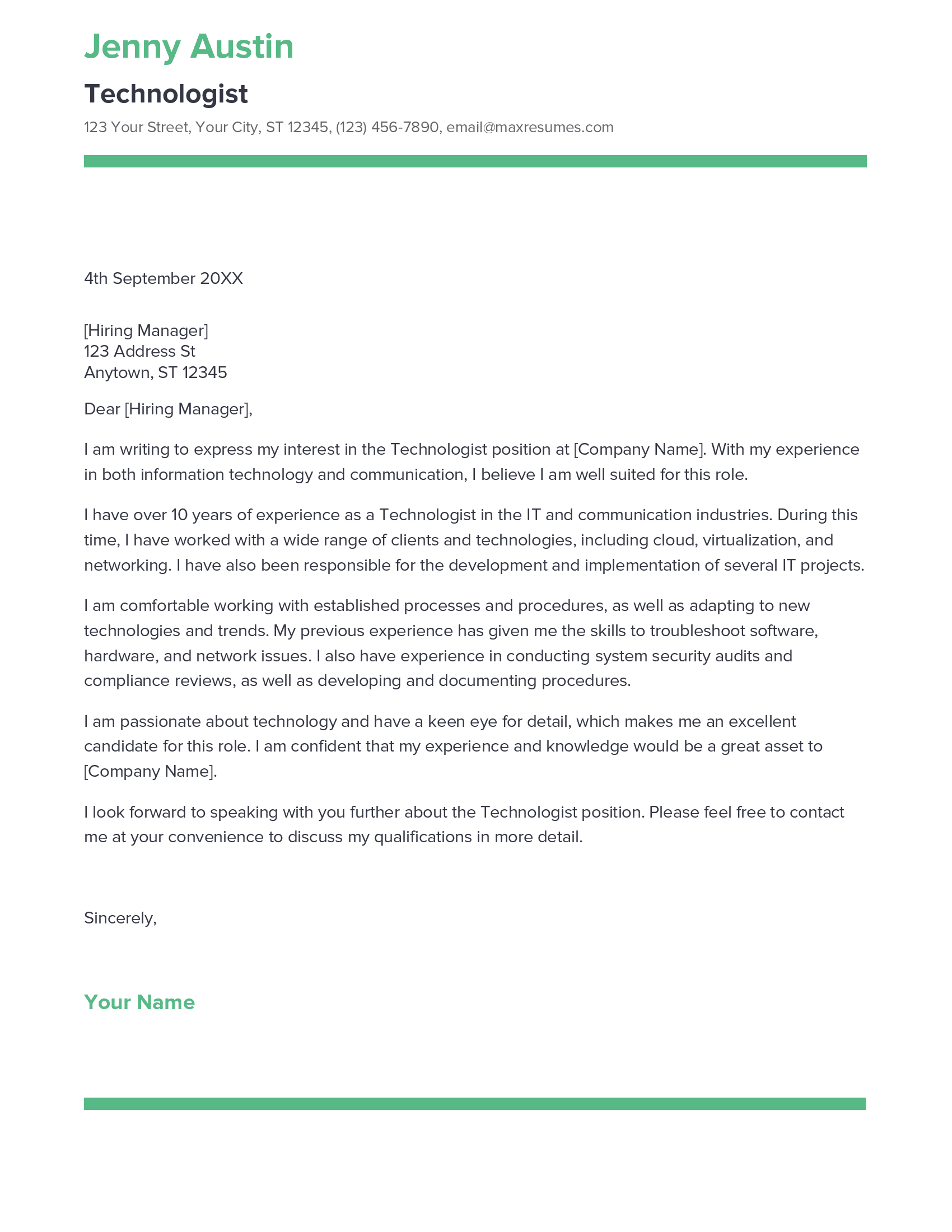 account assistant cover letter sample