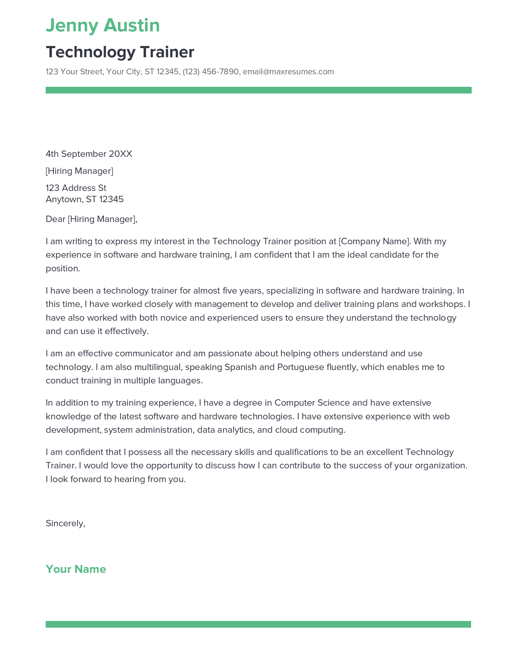 account assistant cover letter sample