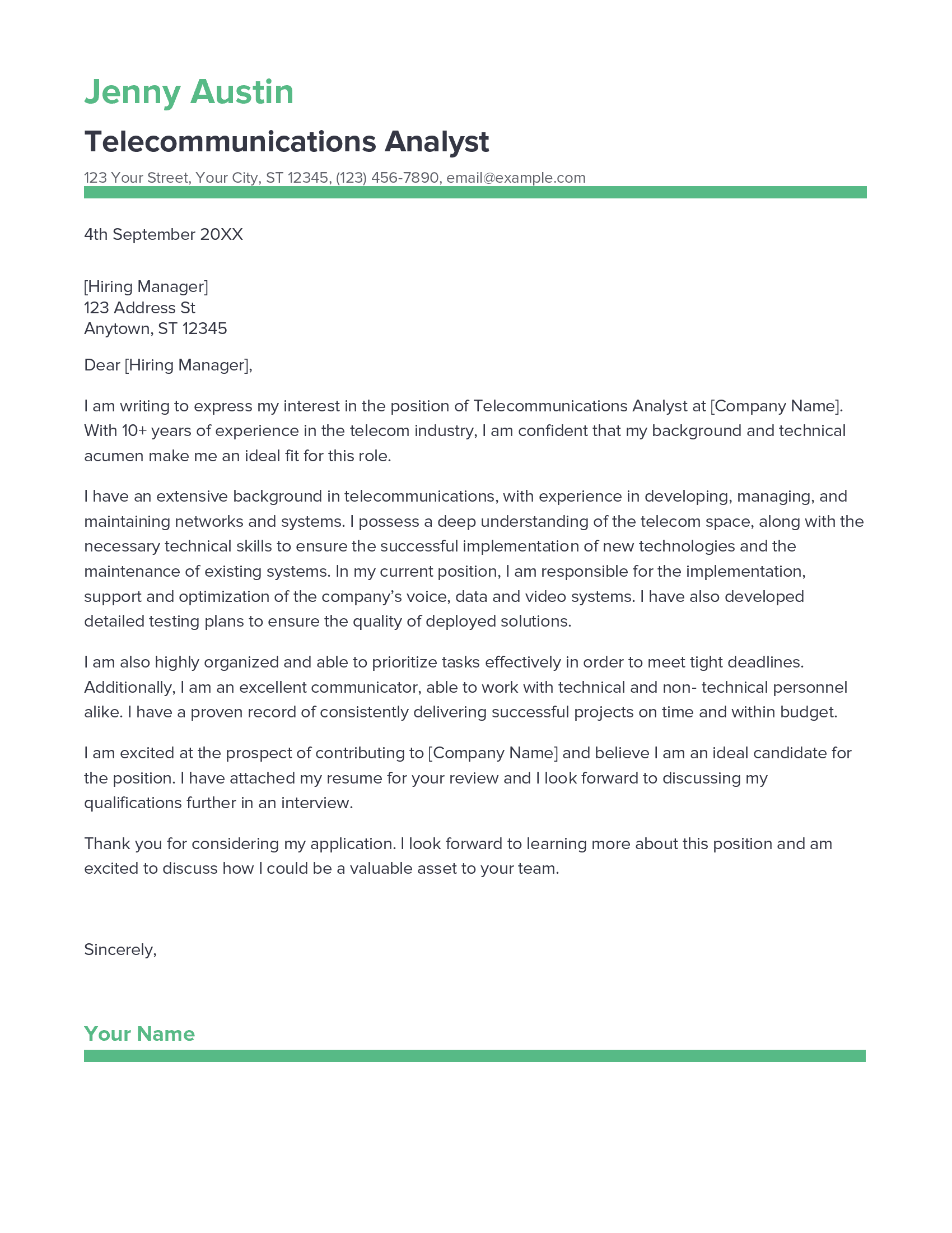 account assistant cover letter sample