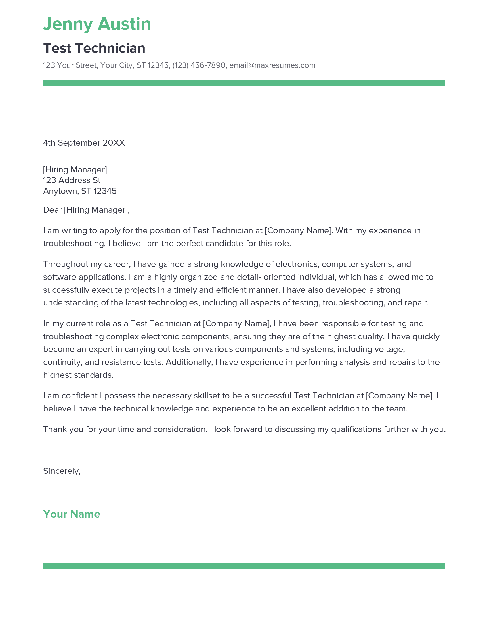 account assistant cover letter sample