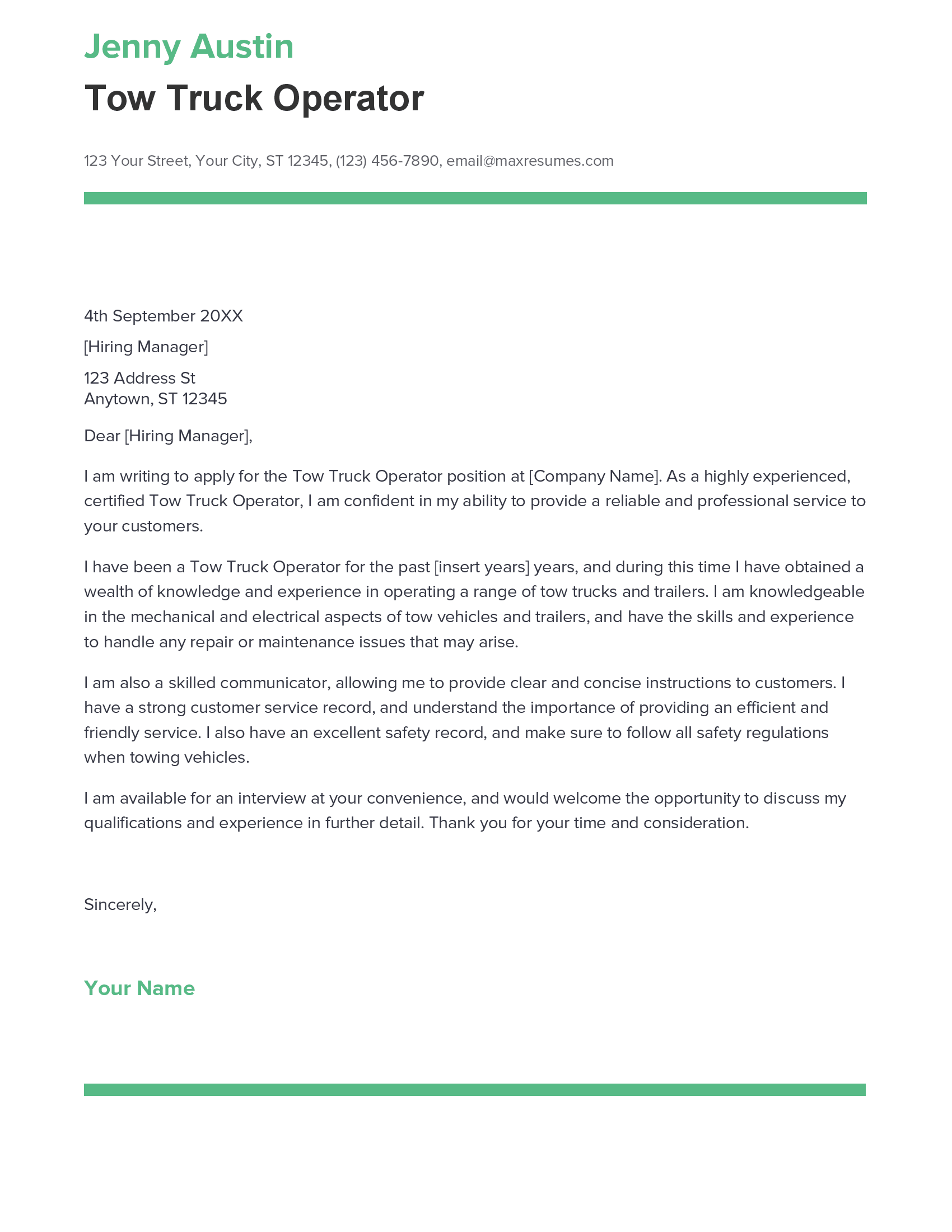 account assistant cover letter sample