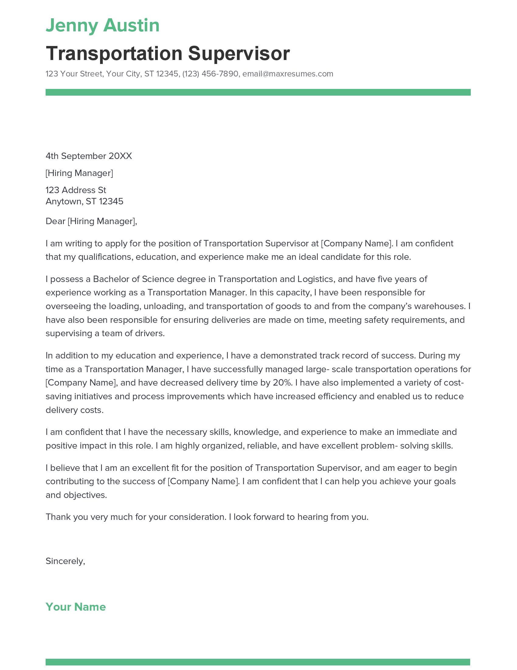 account assistant cover letter sample