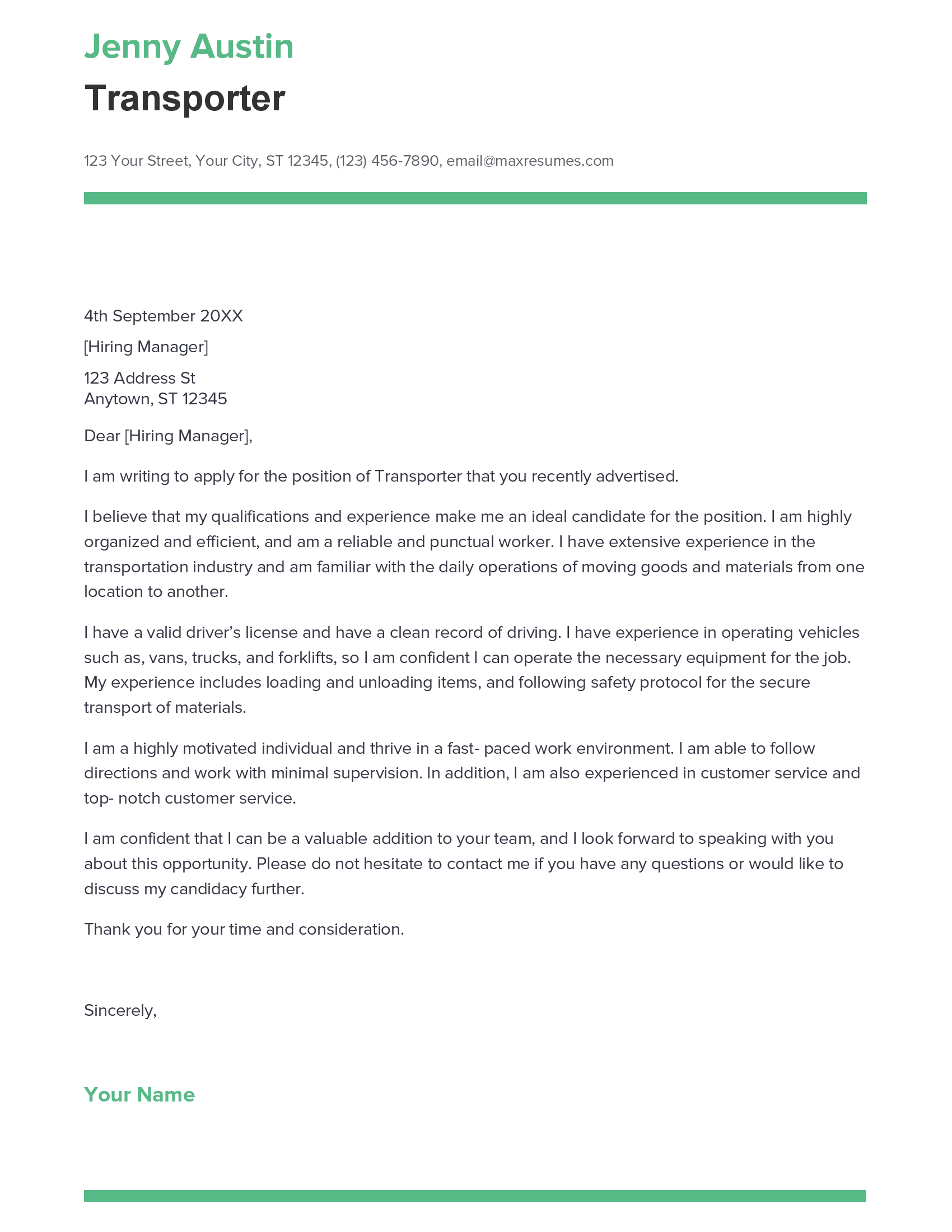 account assistant cover letter sample
