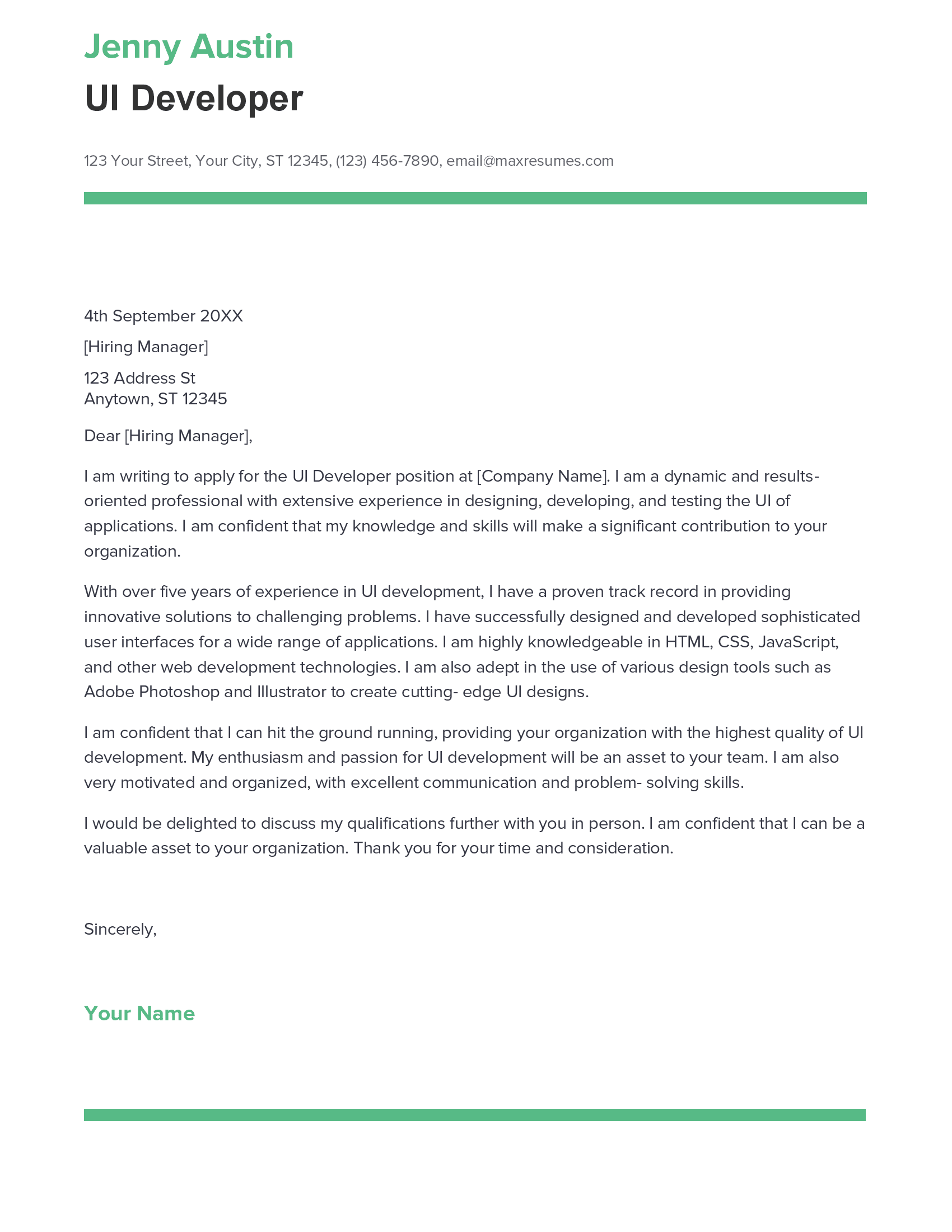 account assistant cover letter sample