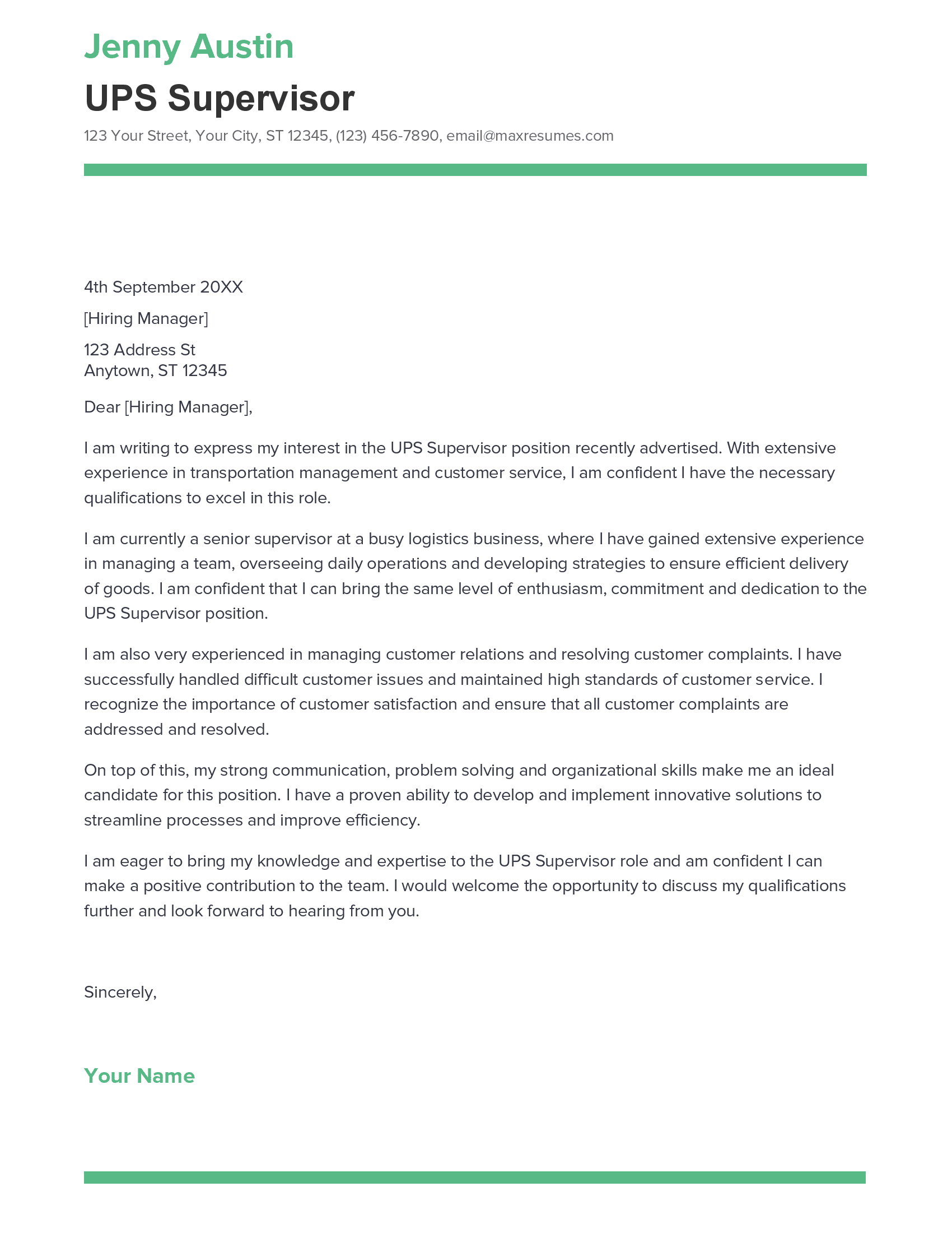 account assistant cover letter sample