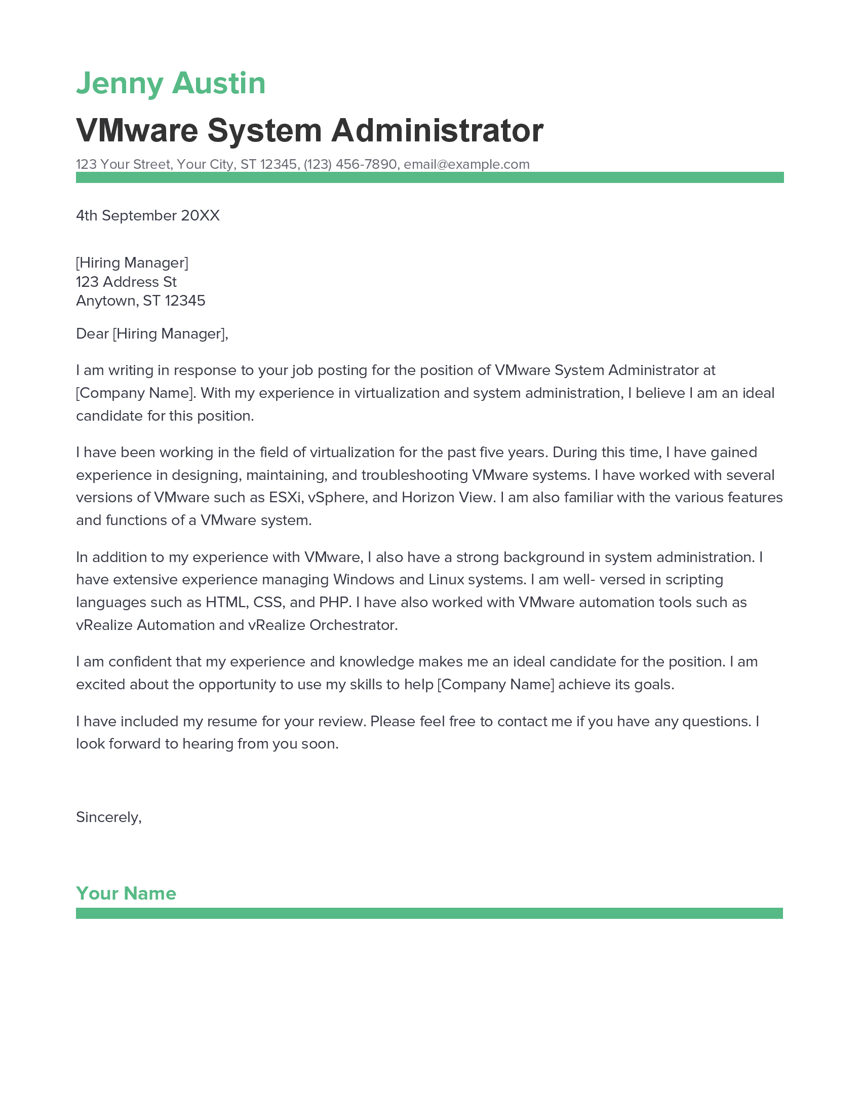 account assistant cover letter sample