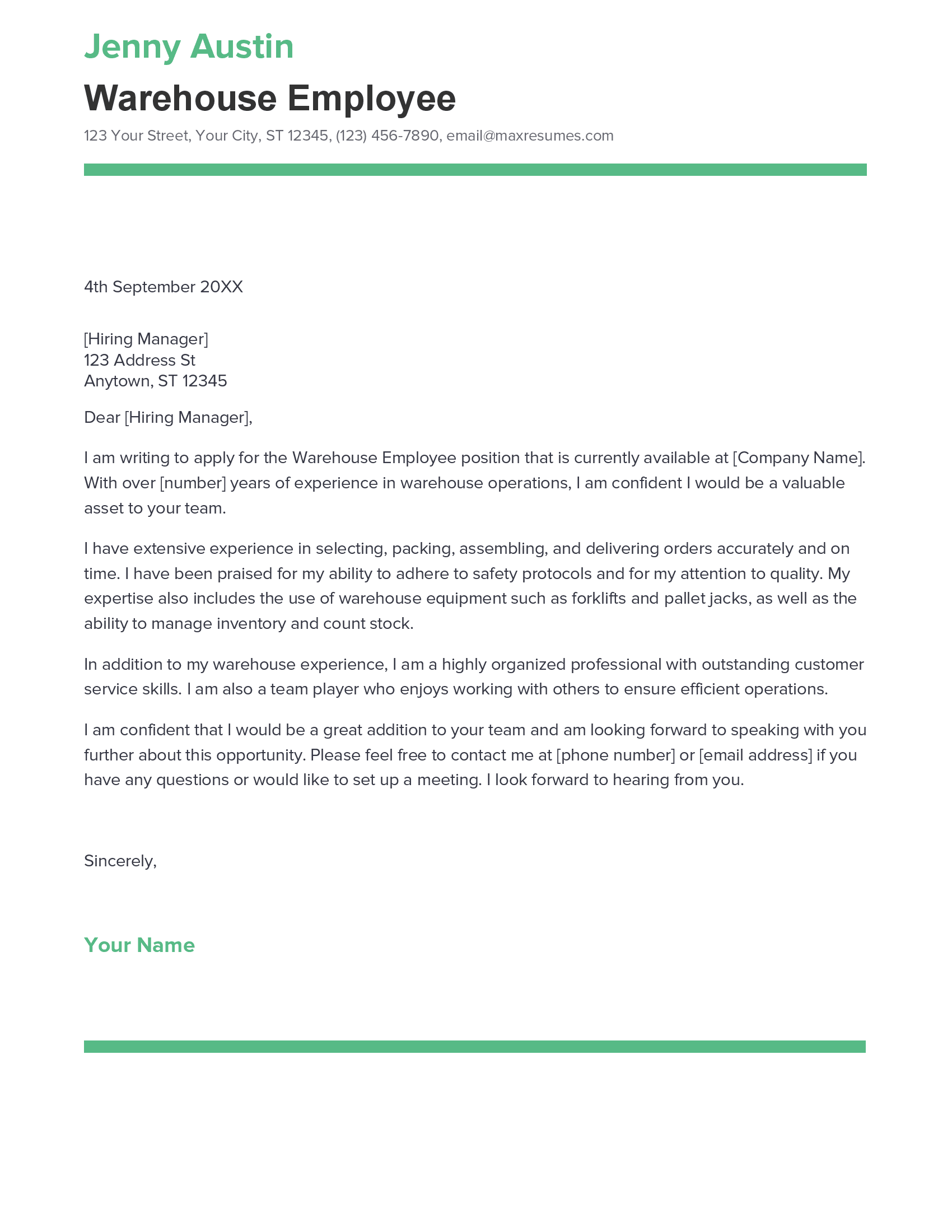 account assistant cover letter sample