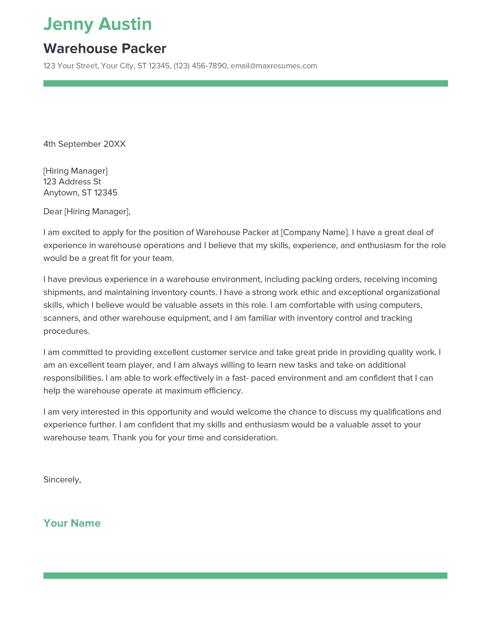 account assistant cover letter sample