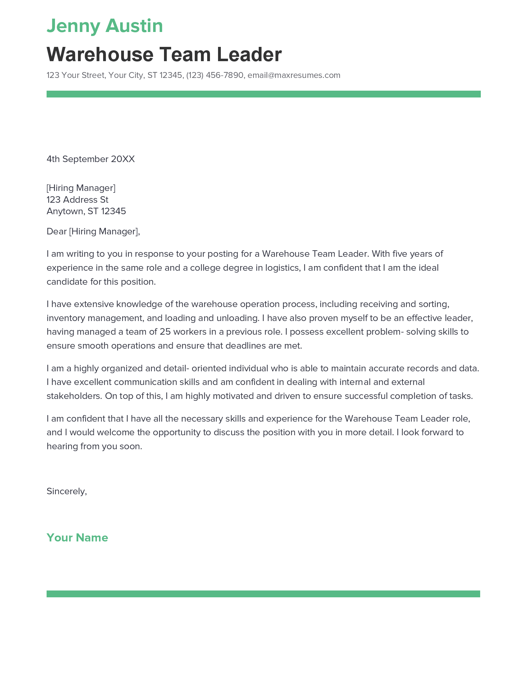 account assistant cover letter sample