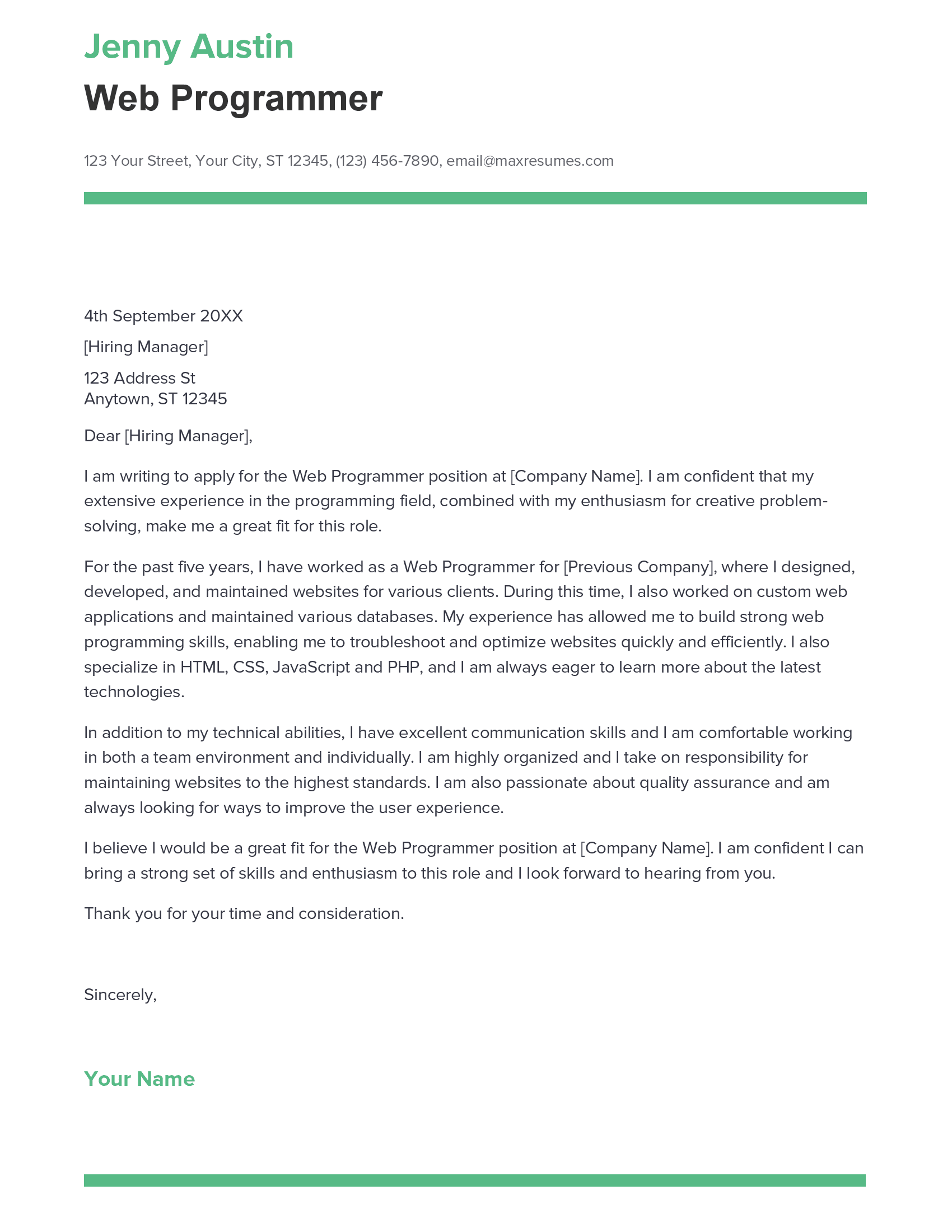 account assistant cover letter sample