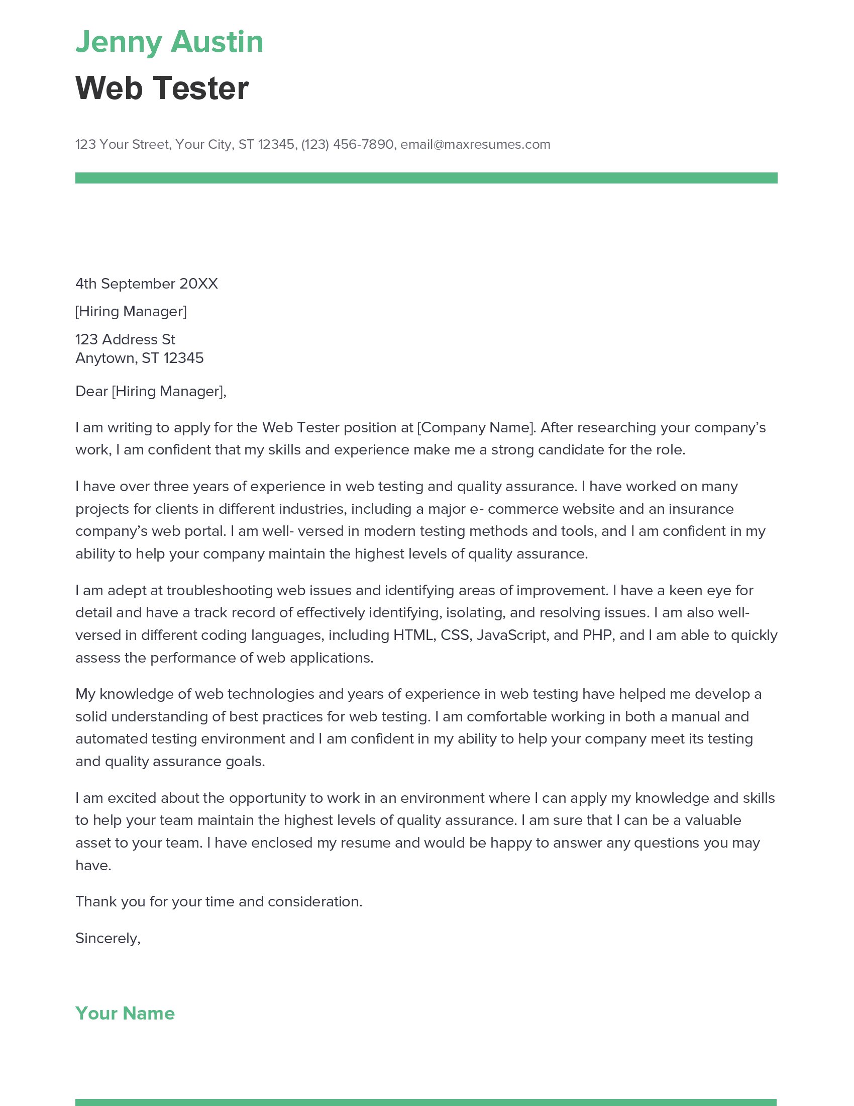 account assistant cover letter sample