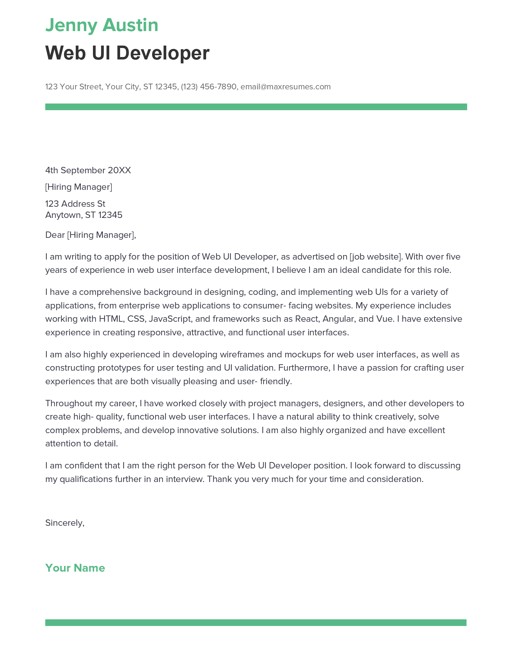 account assistant cover letter sample