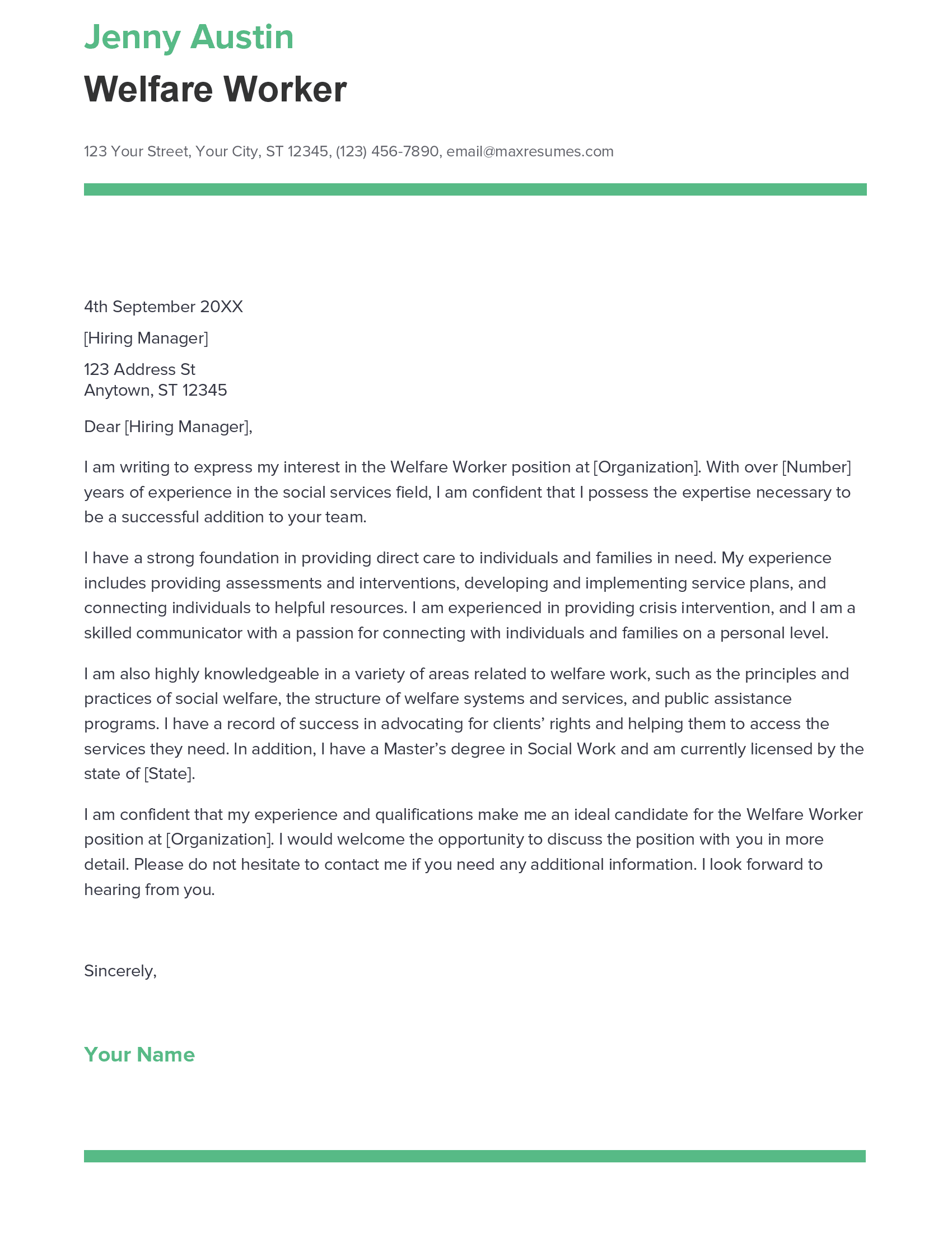 account assistant cover letter sample