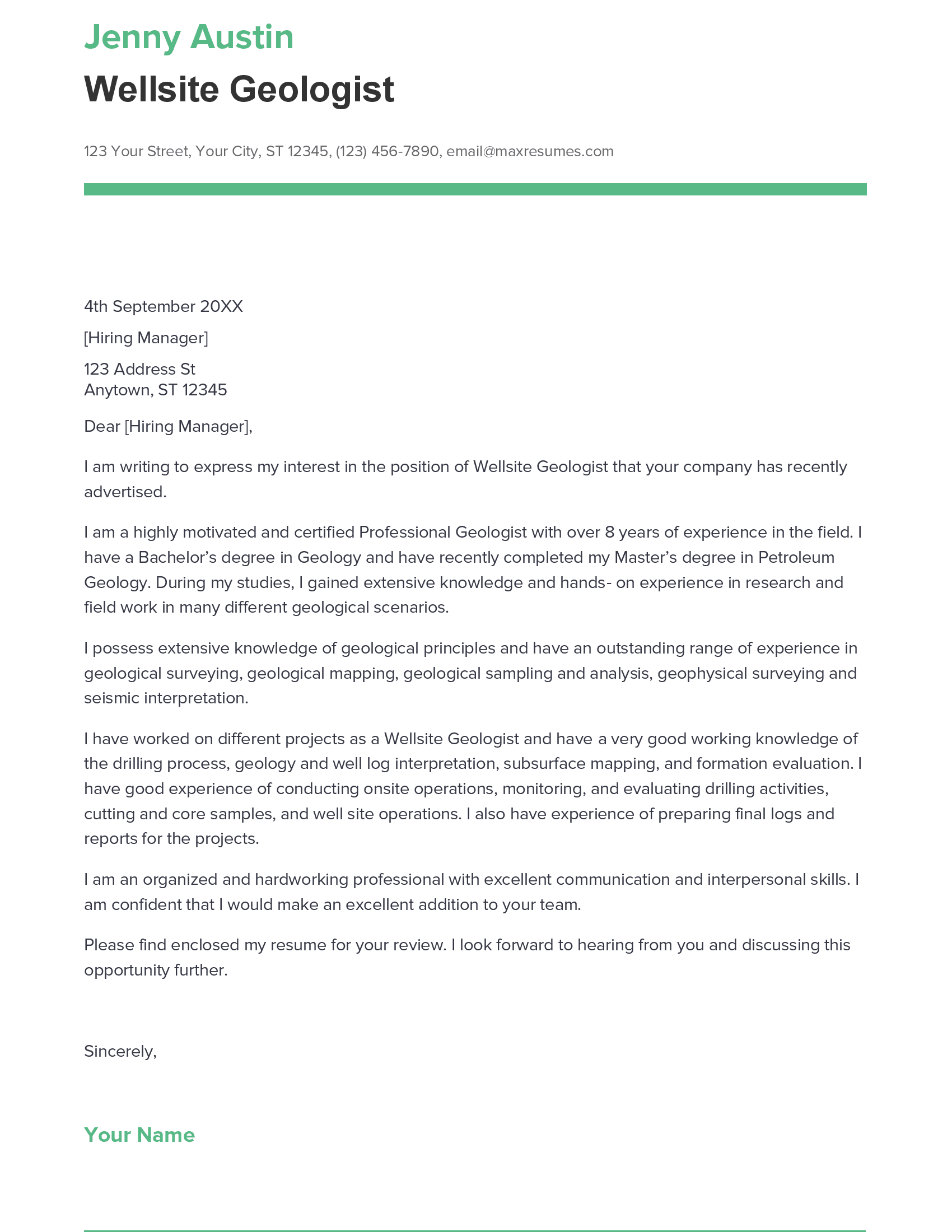 account assistant cover letter sample