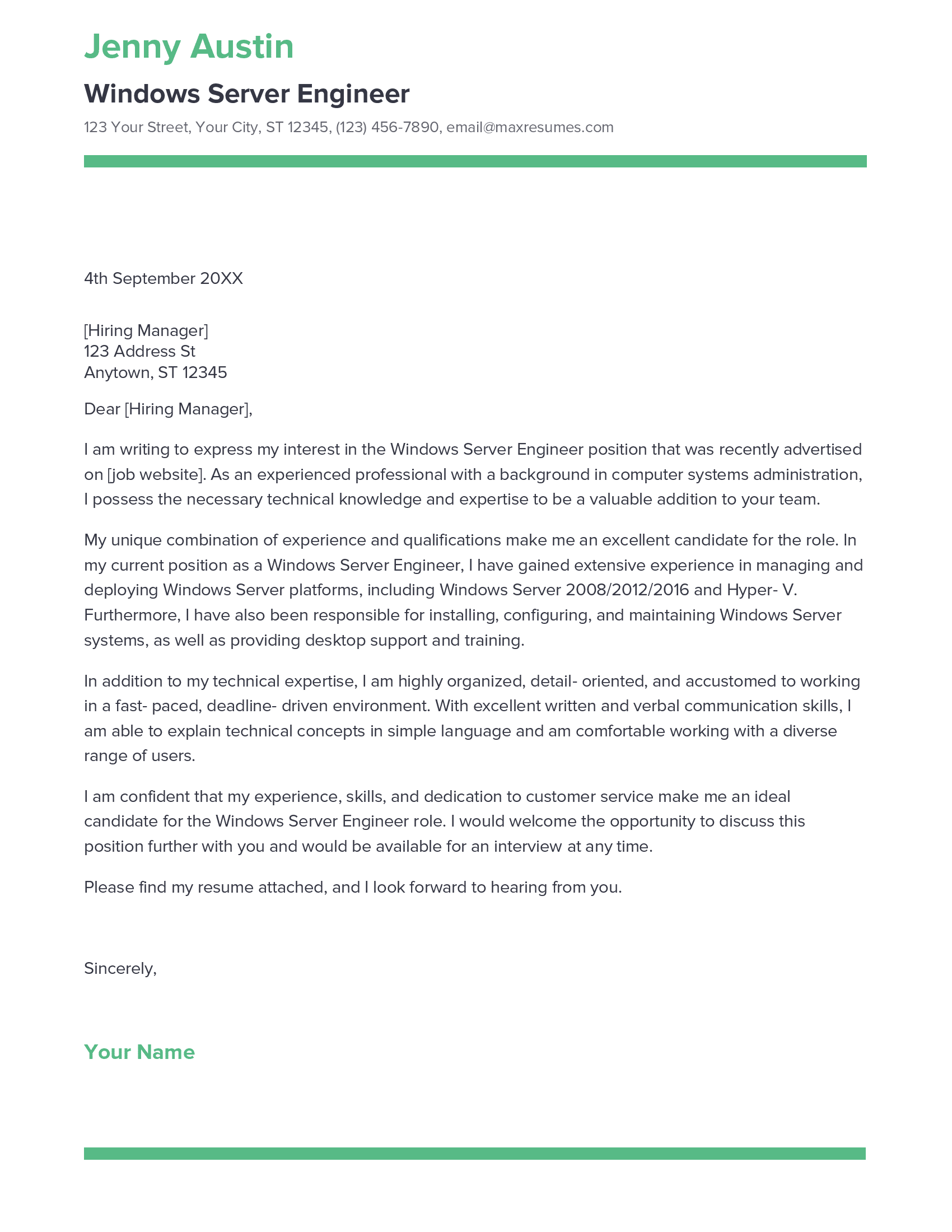 account assistant cover letter sample