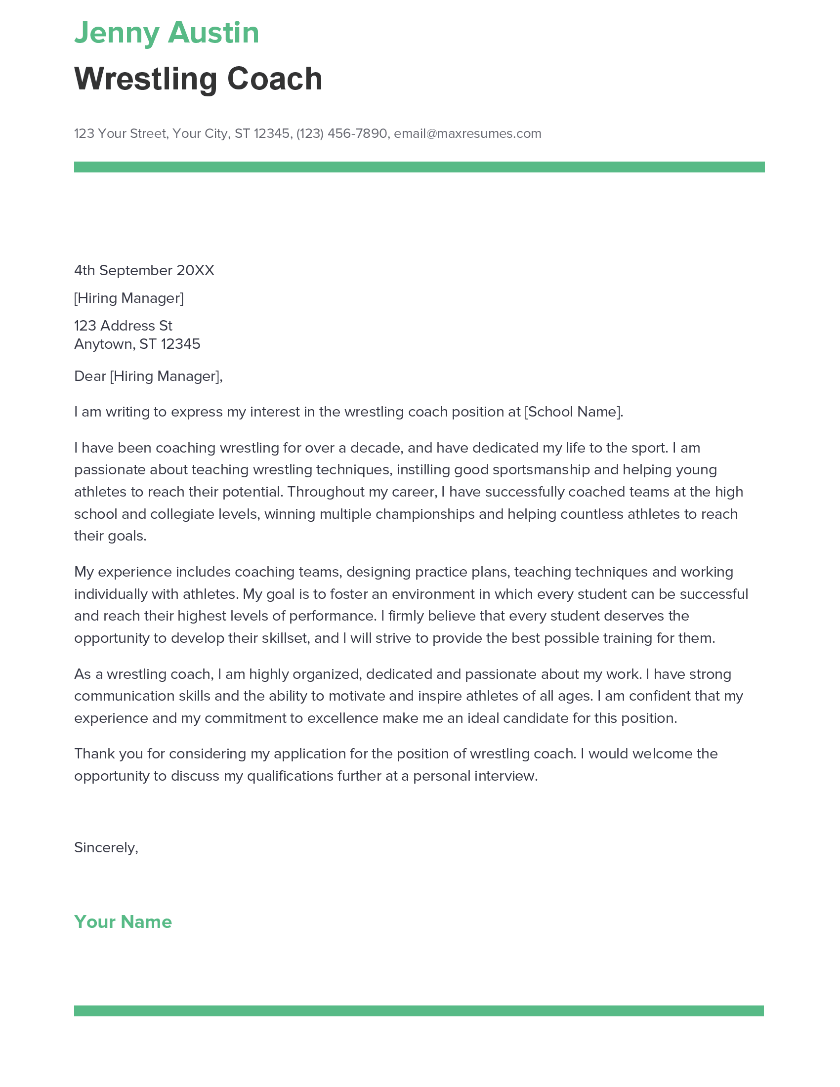 account assistant cover letter sample
