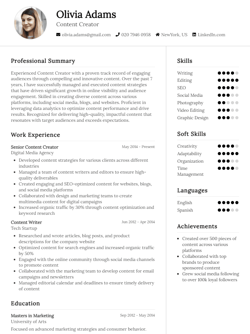 resume template resume template