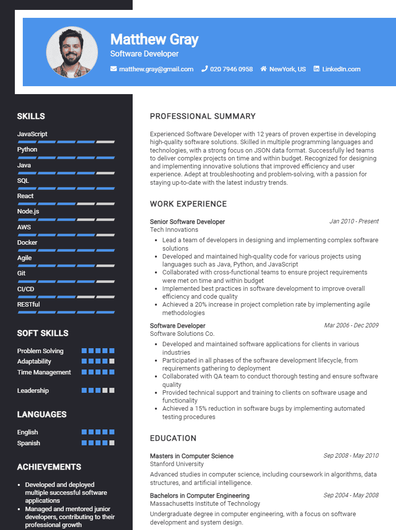 resume template resume template