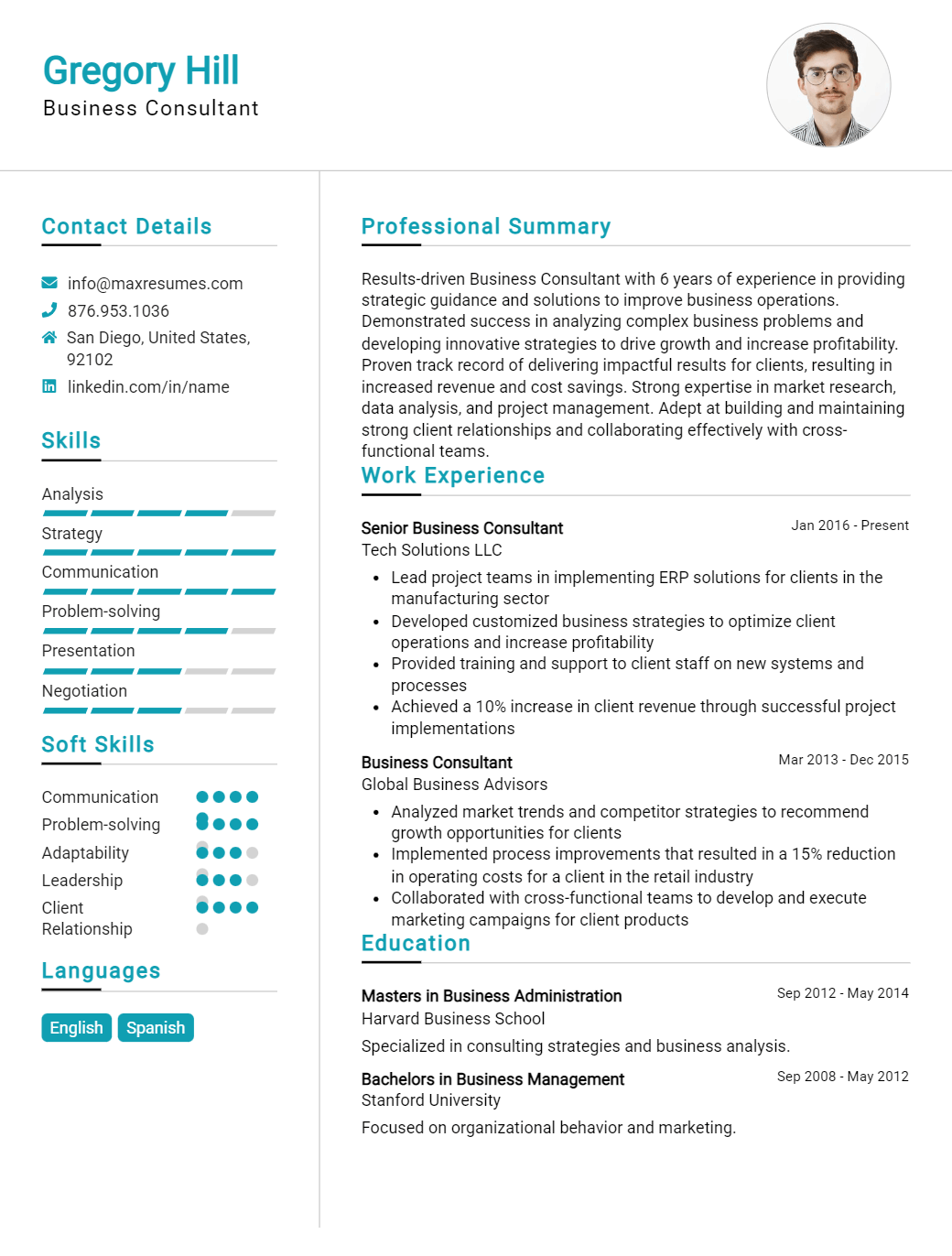 business-consultant-resume-sample
