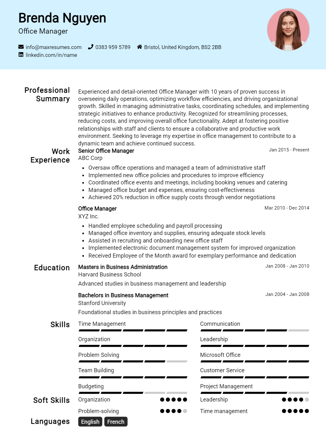 office-manager-resume-sample