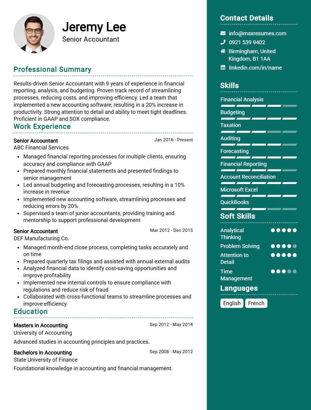 senior-accountant-resume-sample