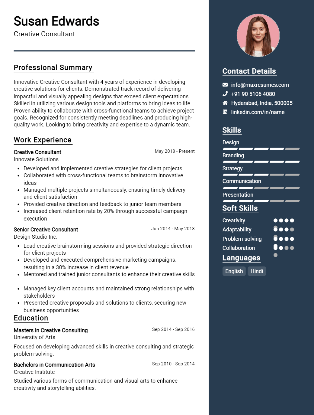 creative-consultant-resume-sample