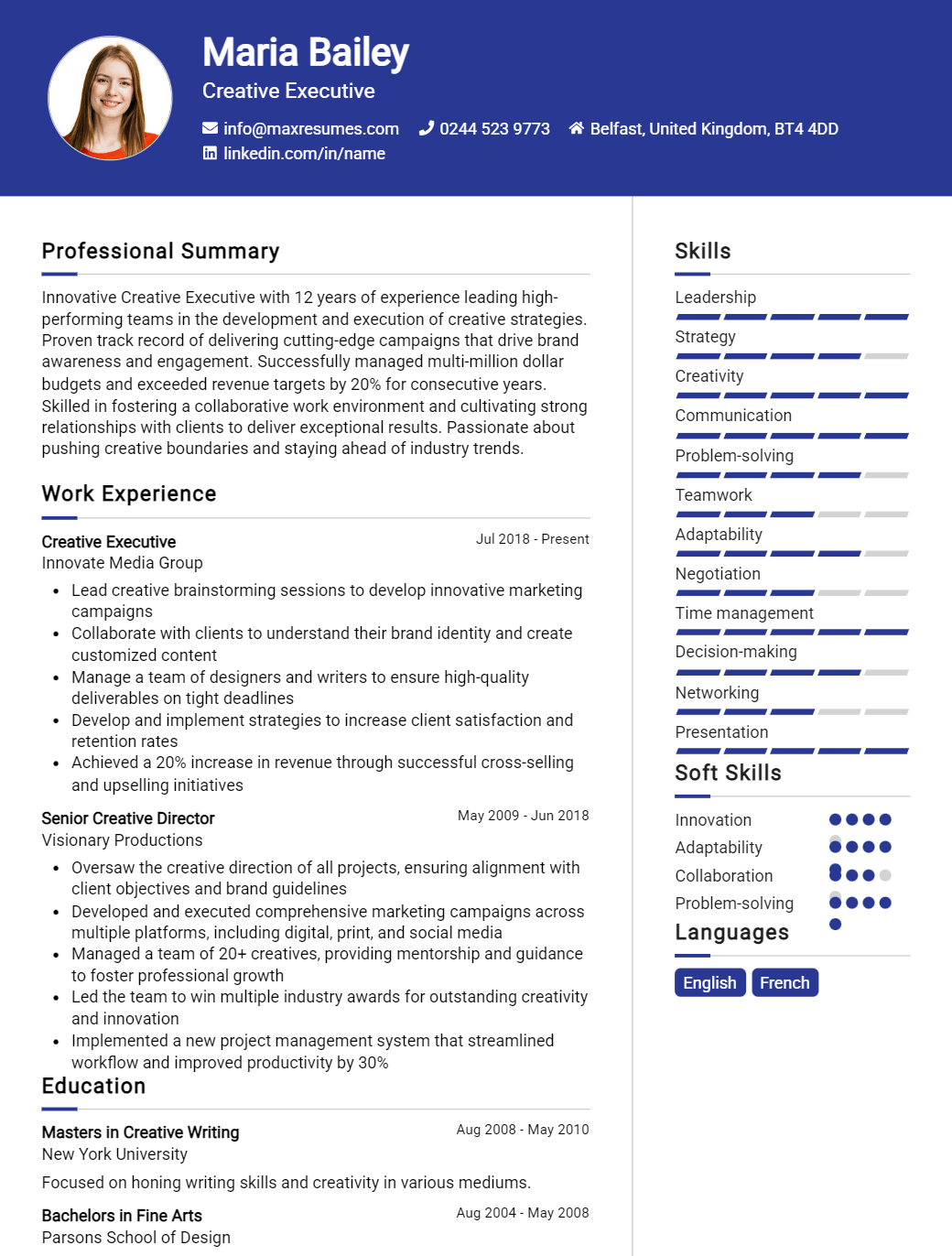 creative-executive-resume-sample