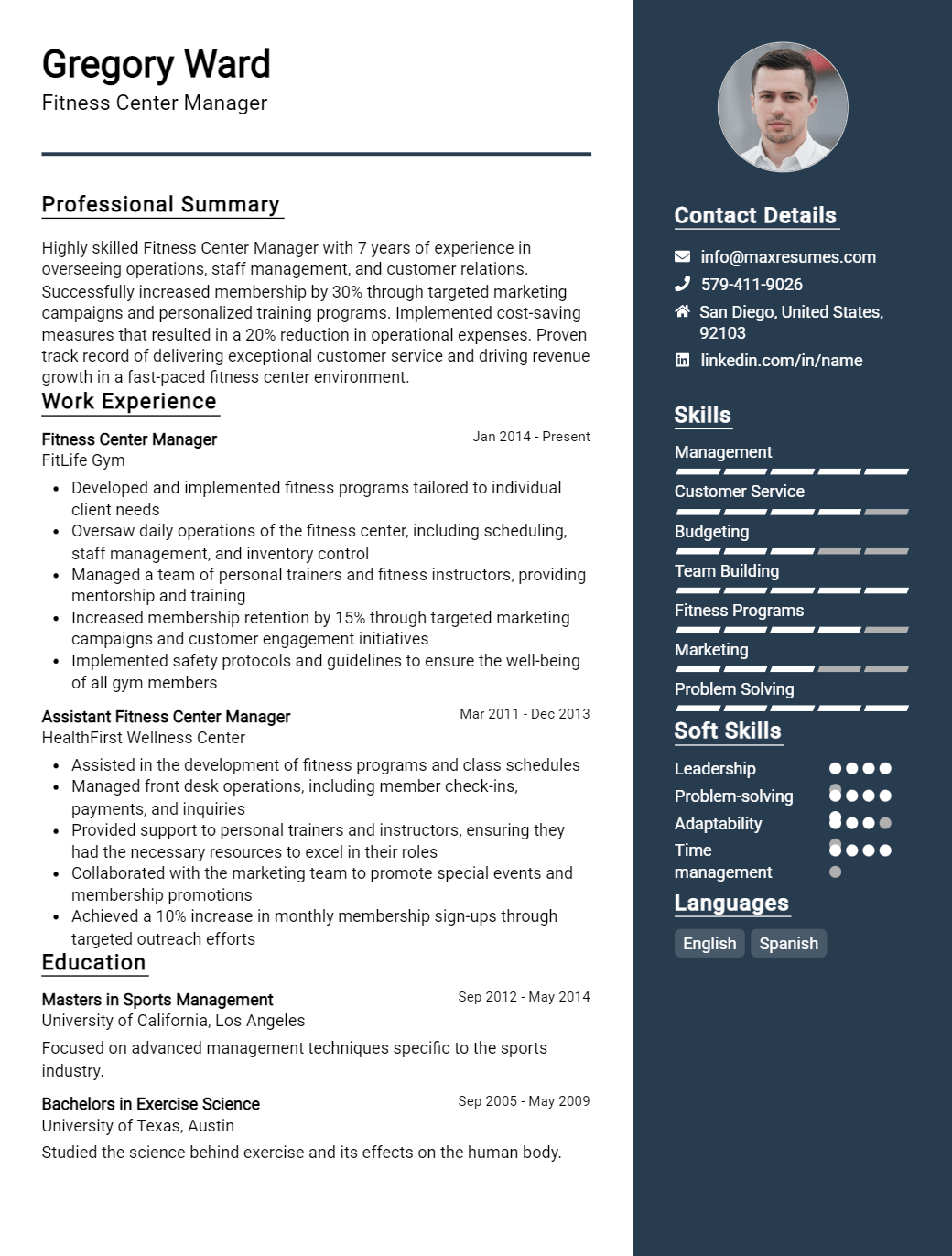 fitness-center-manager-resume-sample