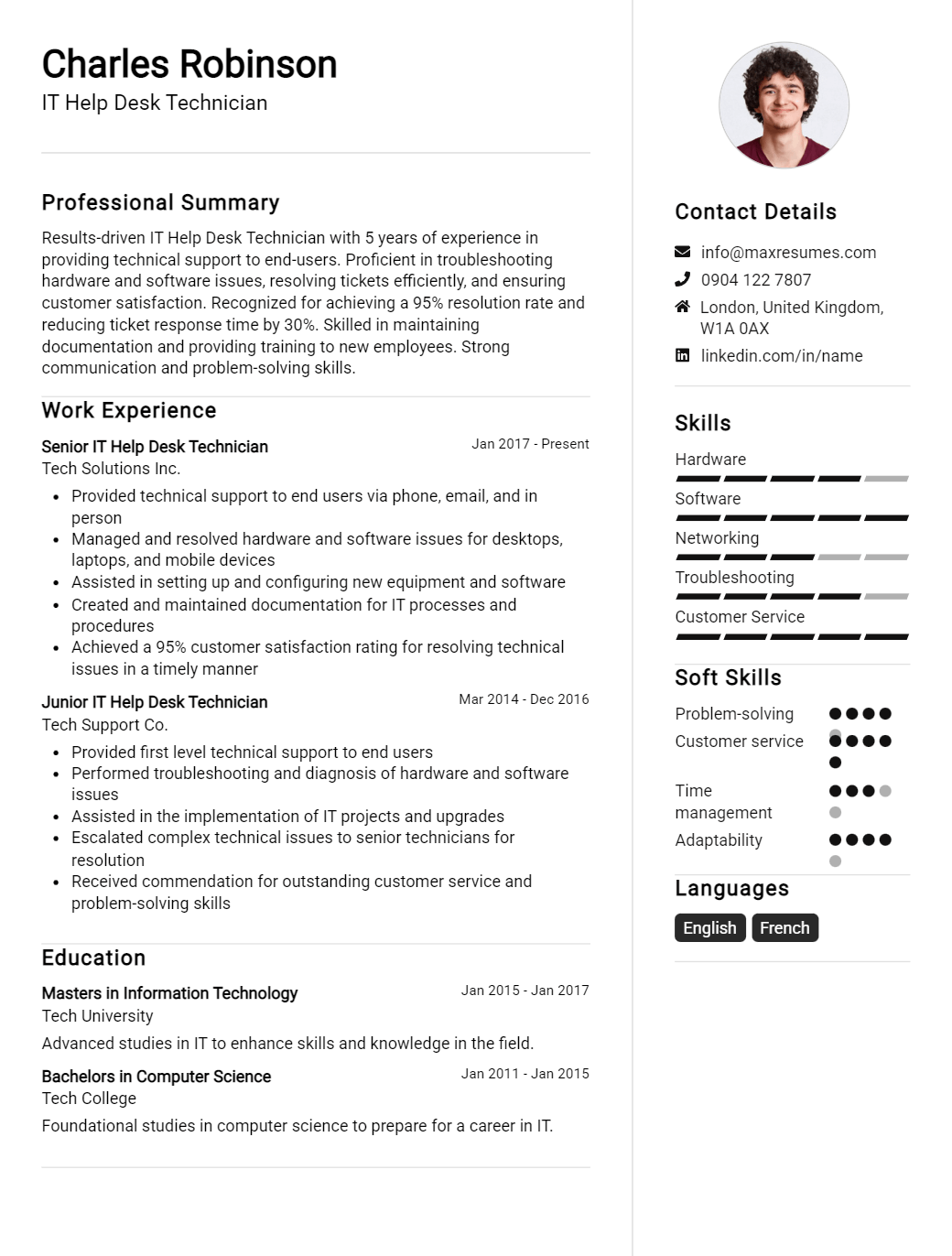 help-desk-technician-resume-sample